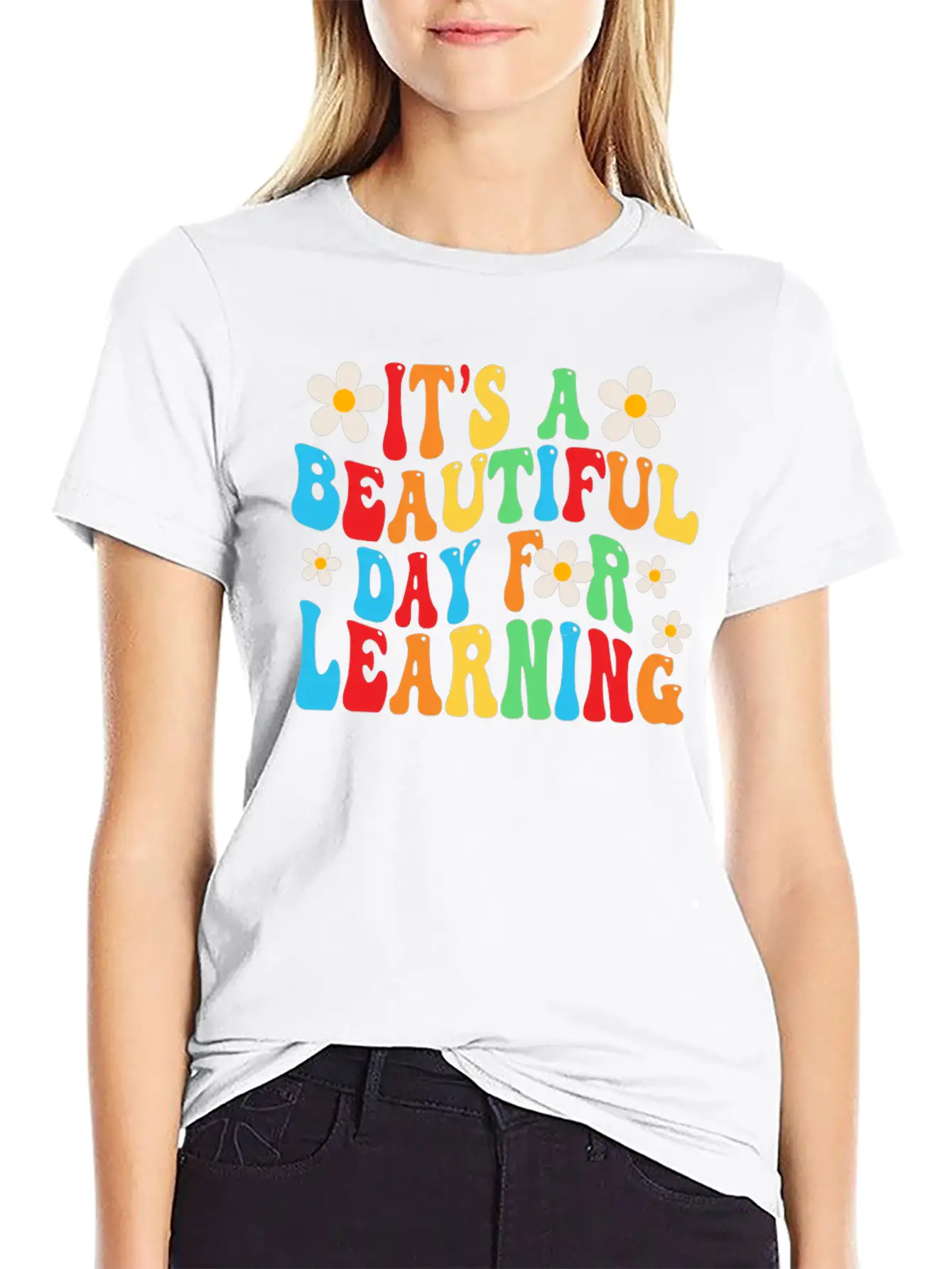 It's A Beautiful Day For Learning Unisex Casual T-Shirt – Clean Design For Daily Comfort