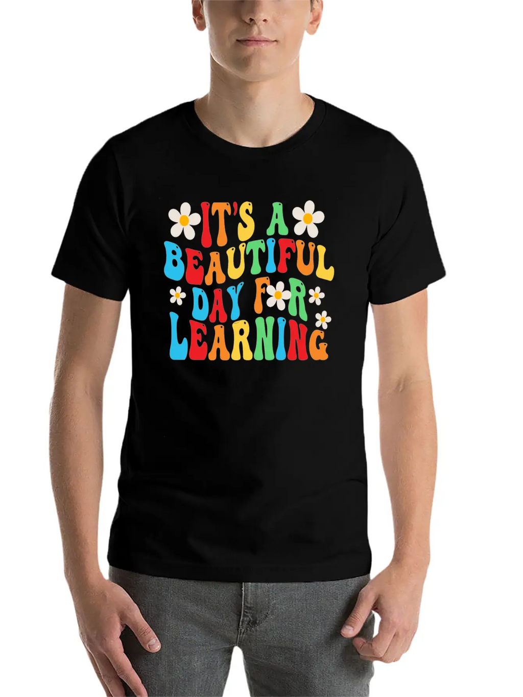 It's A Beautiful Day For Learning Unisex Casual T-Shirt – Clean Design For Daily Comfort