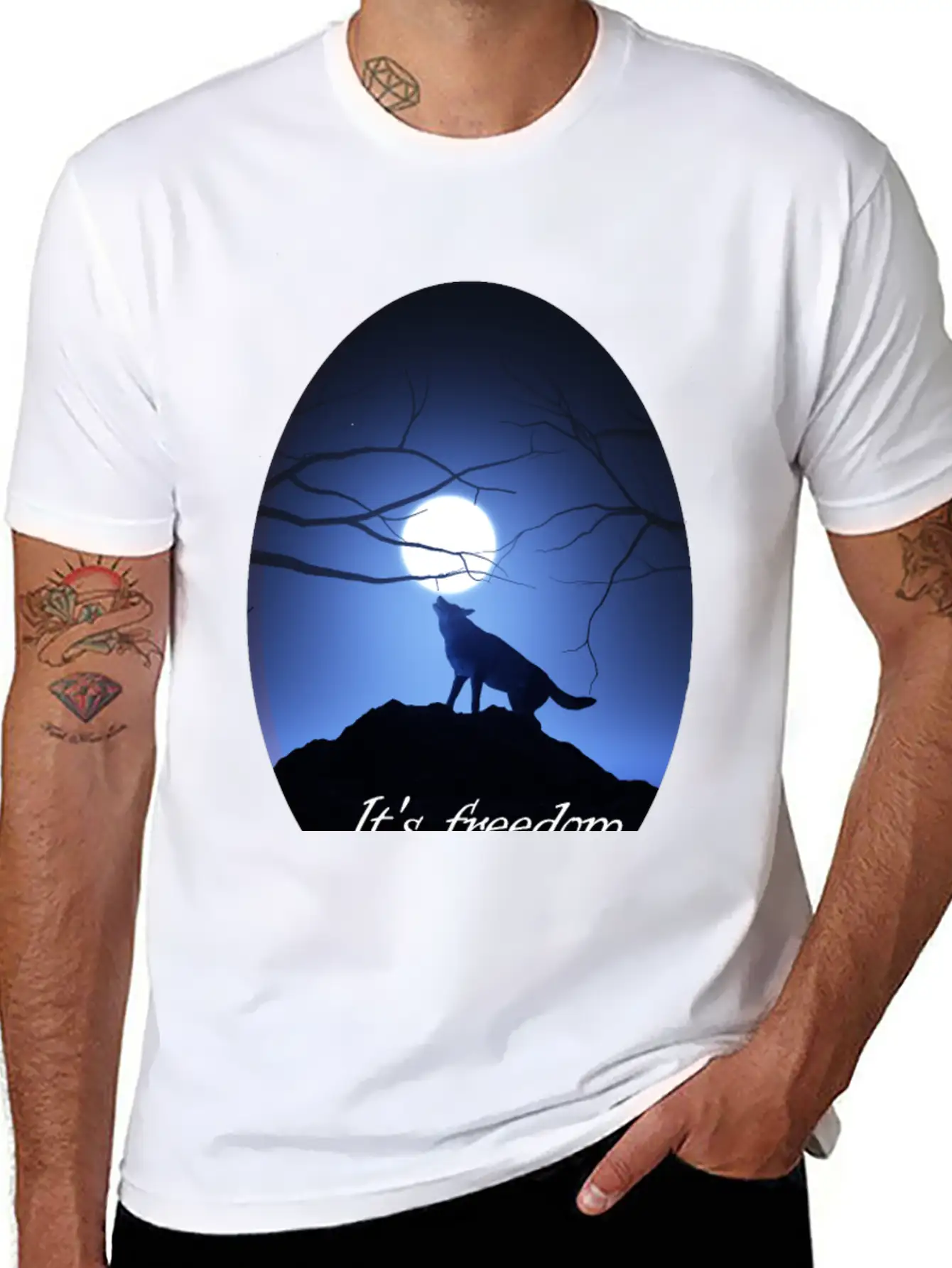 Its Freedome Essential Cotton Tee For Daily Outfits – Unisex Style