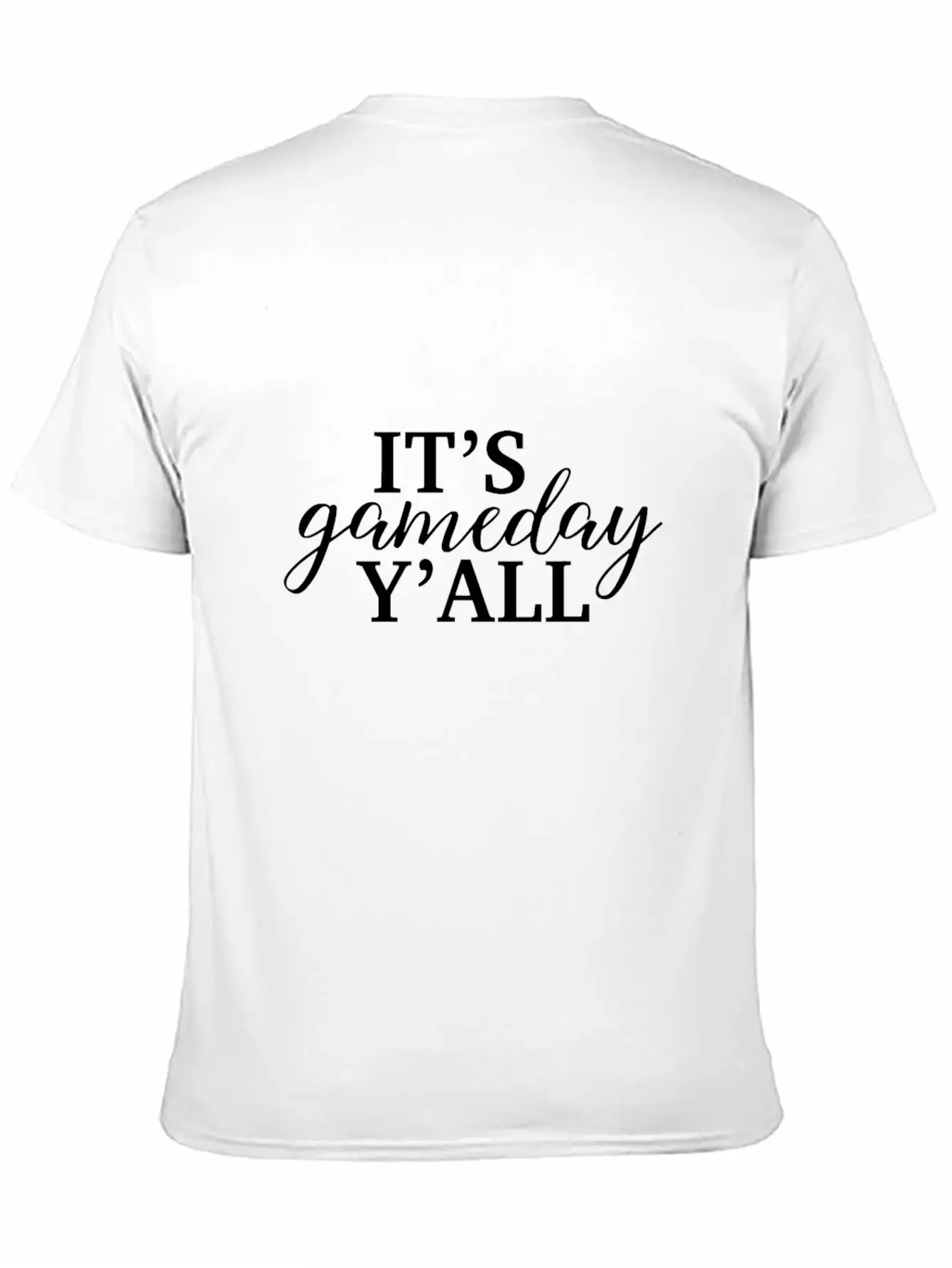 It's Game Day Y'all Football, Baseball, Basketball Unisex Short Sleeve Soft Cotton T-Shirt – Casual Everyday Wear