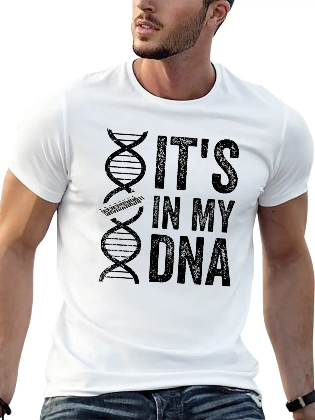 IT'S IN MY DNA KEYBOARD Classic Fit Graphic Tee For Daily Comfort – Unisex Cotton Shirt