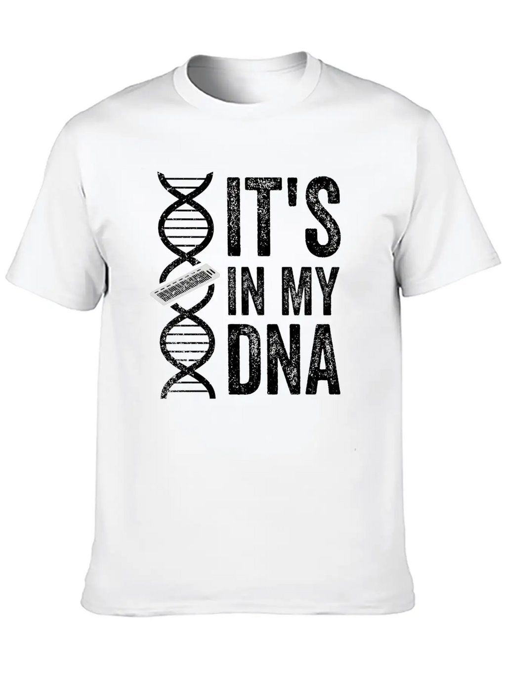IT'S IN MY DNA KEYBOARD Classic Fit Graphic Tee For Daily Comfort – Unisex Cotton Shirt