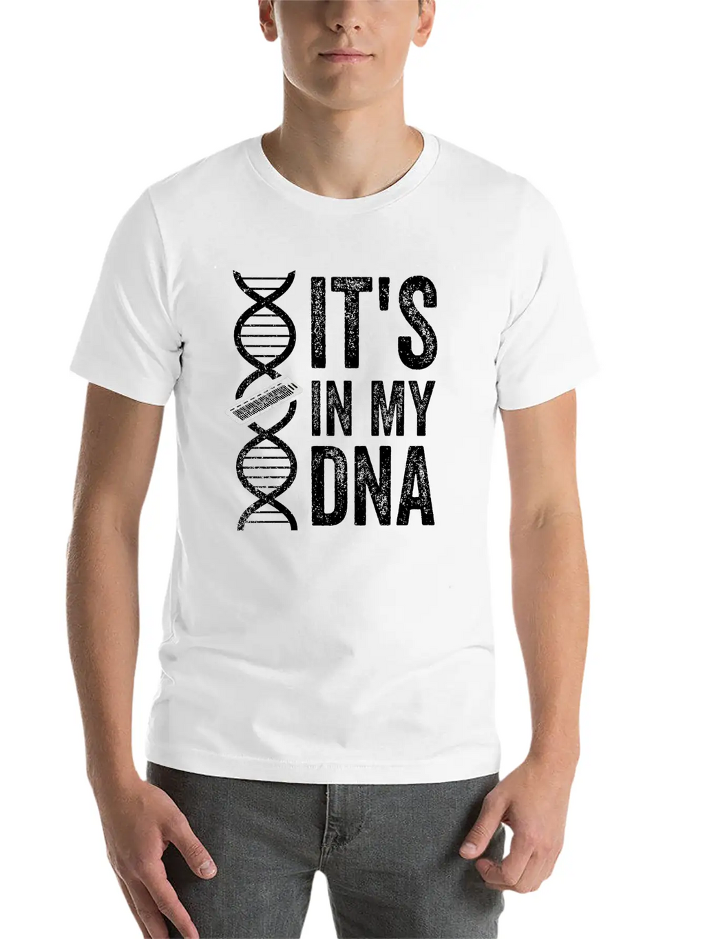 IT'S IN MY DNA KEYBOARD Classic Fit Graphic Tee For Daily Comfort – Unisex Cotton Shirt