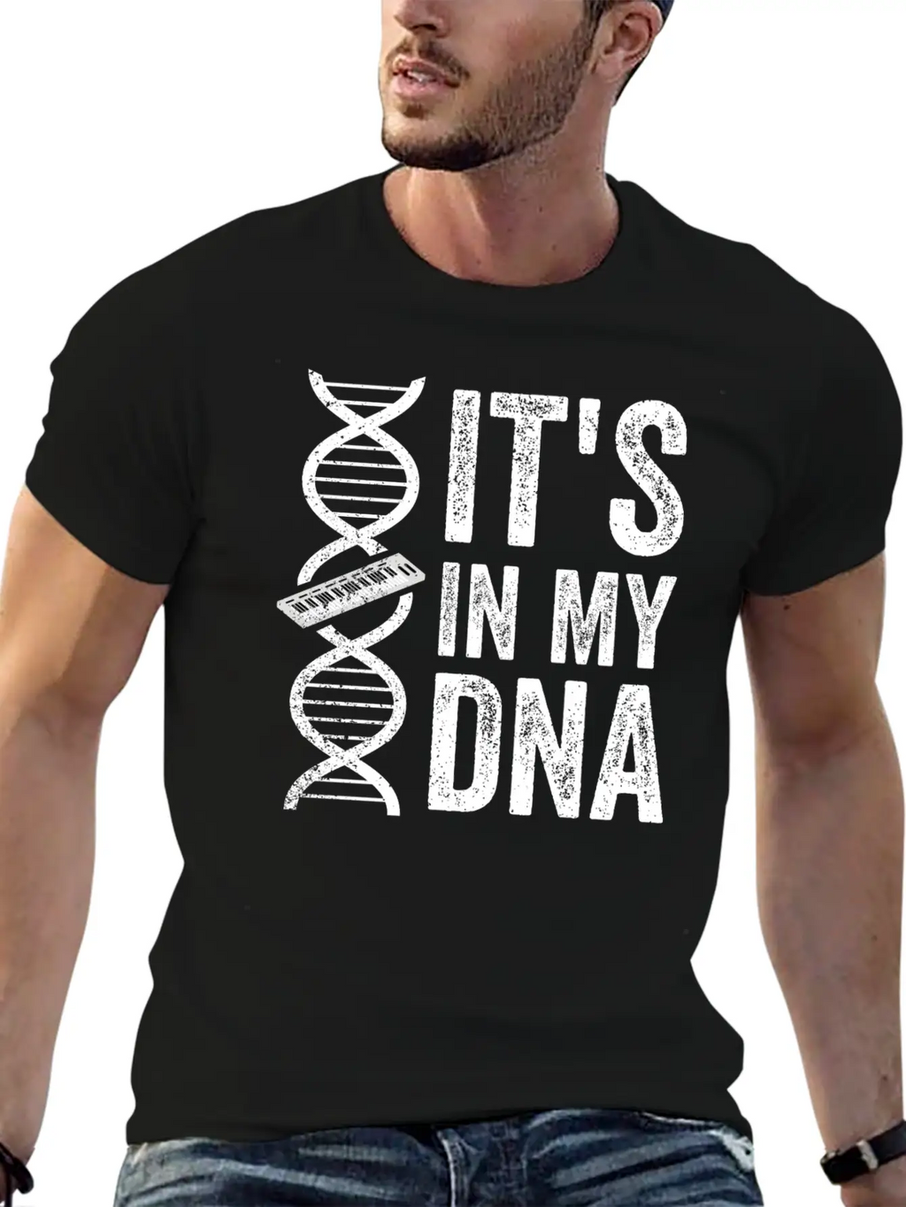 IT'S IN MY DNA KEYBOARD Classic Fit Graphic Tee For Daily Comfort – Unisex Cotton Shirt