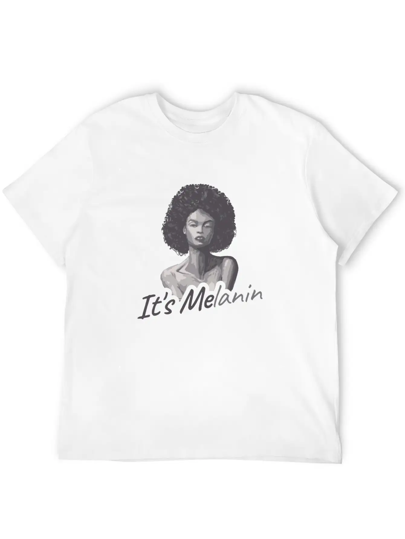 It's Melanin Gift Unisex Casual T-Shirt – Clean Design For Daily Comfort