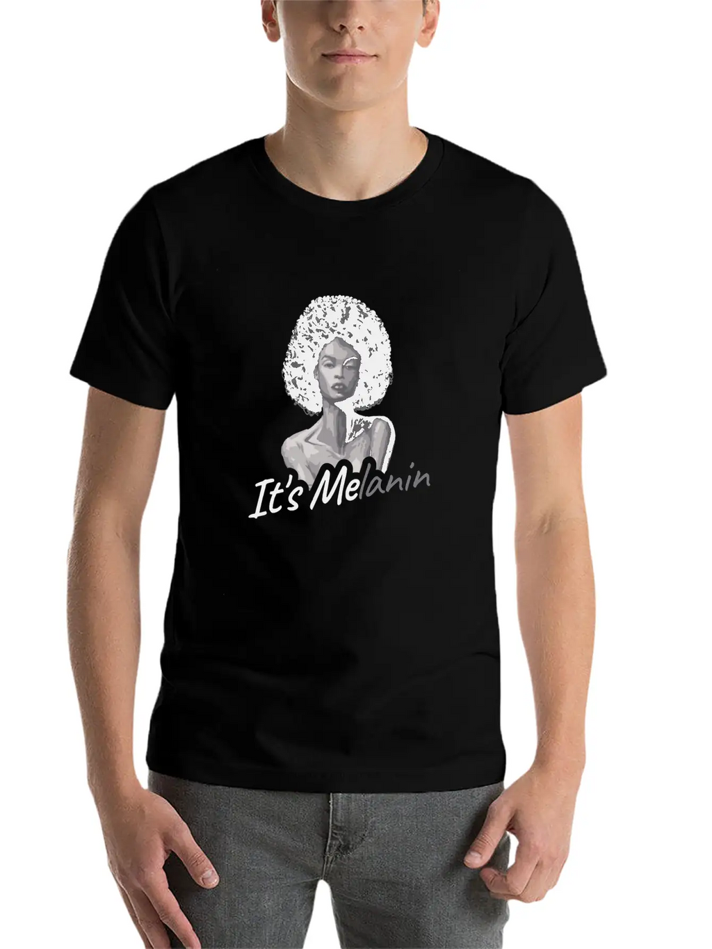 It's Melanin Gift Unisex Casual T-Shirt – Clean Design For Daily Comfort