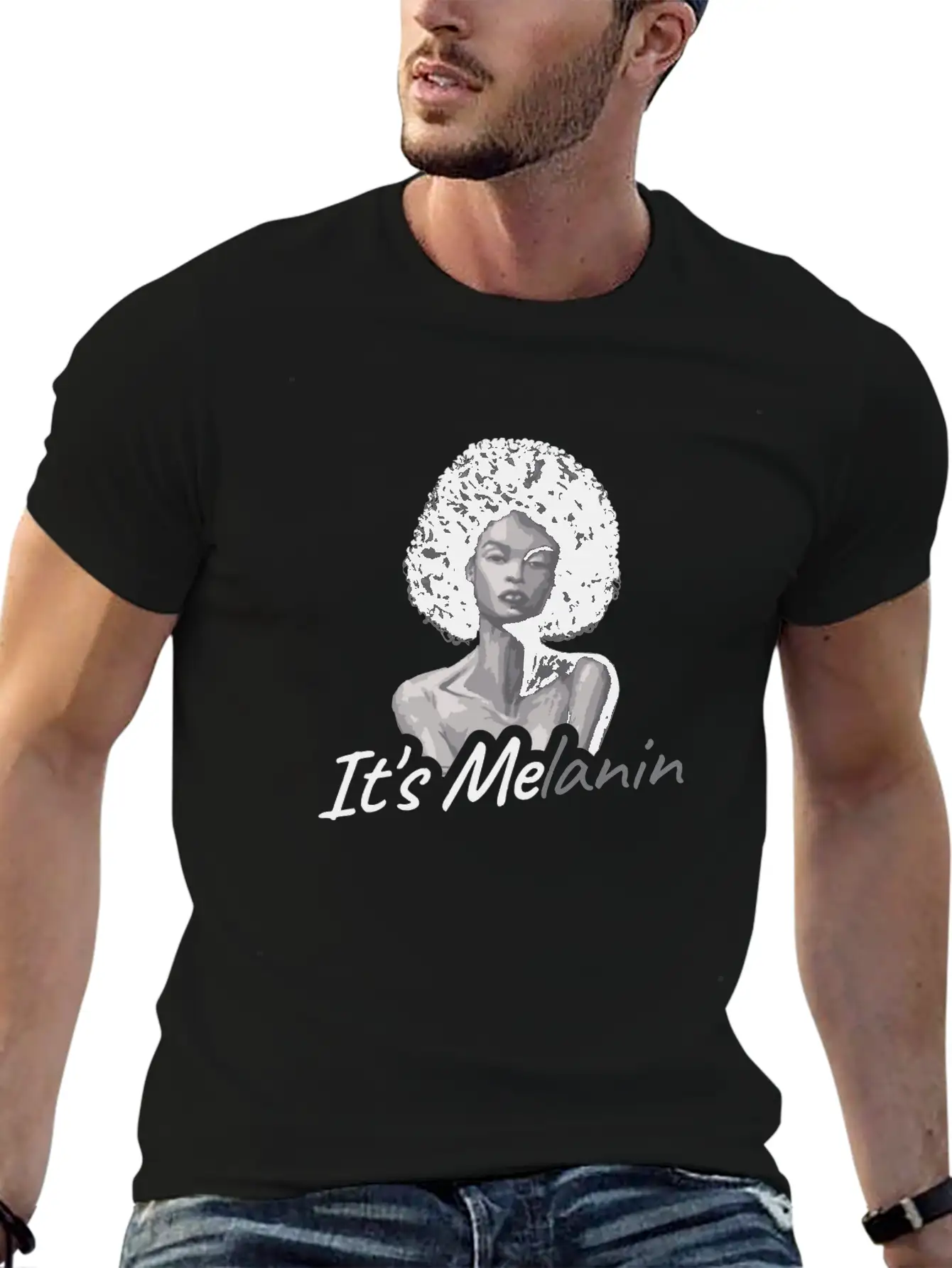 It's Melanin Gift Unisex Casual T-Shirt – Clean Design For Daily Comfort