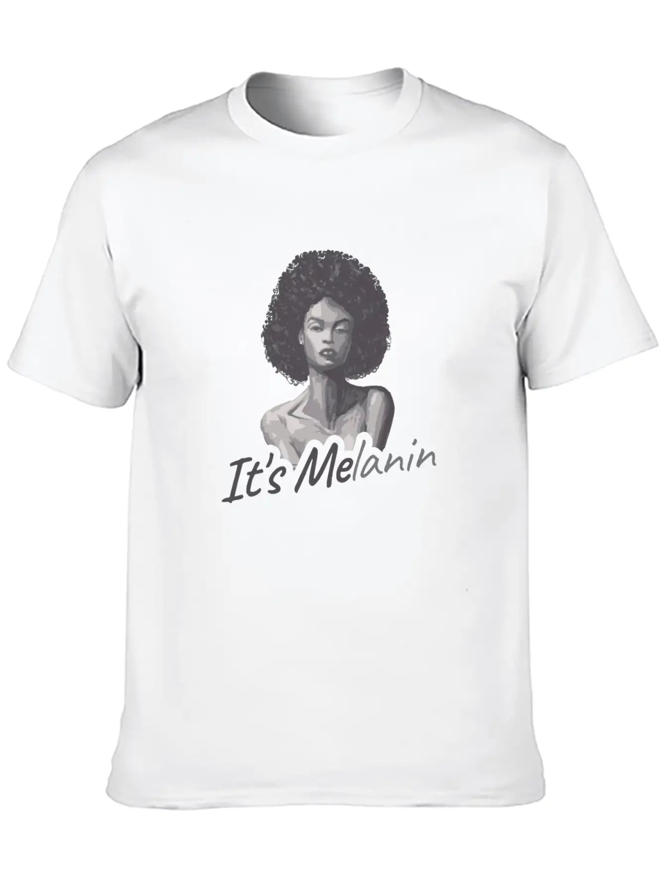 It's Melanin Gift Unisex Casual T-Shirt – Clean Design For Daily Comfort