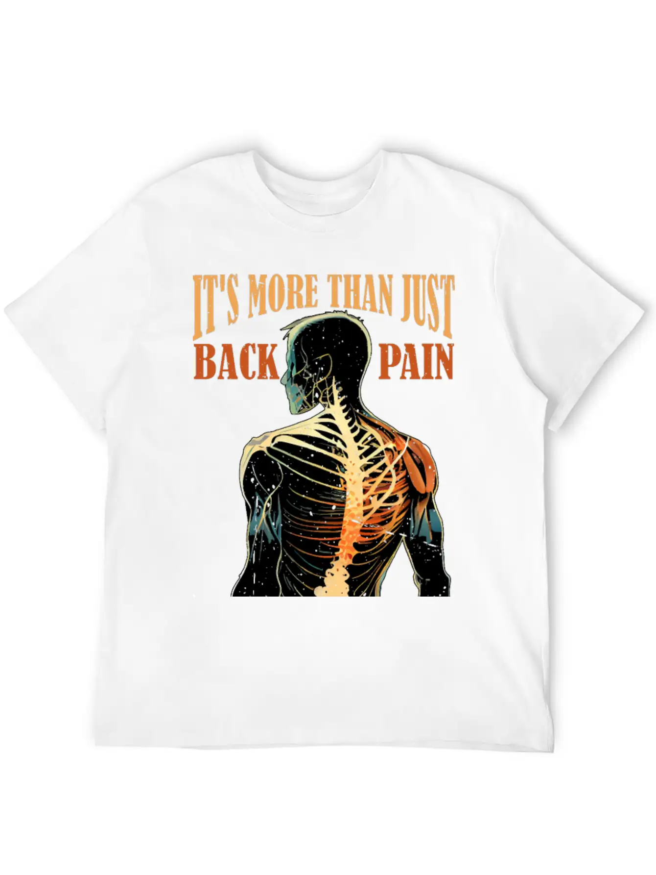 It's More Than Back Pain, Scoliosis Awareness 10 Casual Graphic T-Shirt – Simple And Comfortable Daily Wear