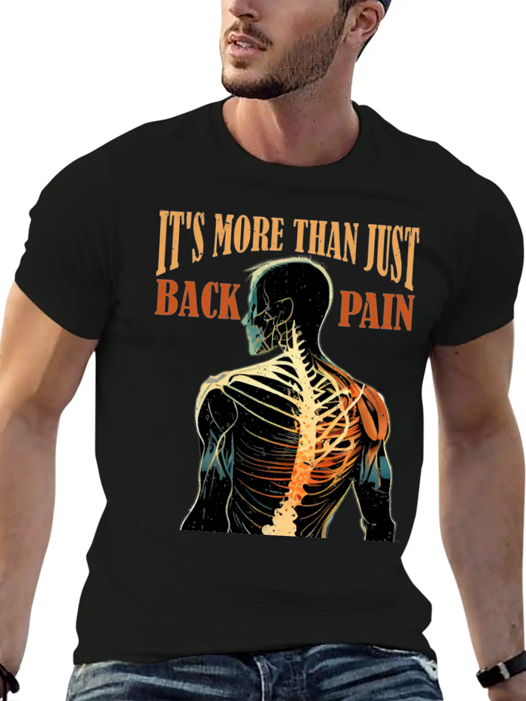It's More Than Back Pain, Scoliosis Awareness 10 Casual Graphic T-Shirt – Simple And Comfortable Daily Wear
