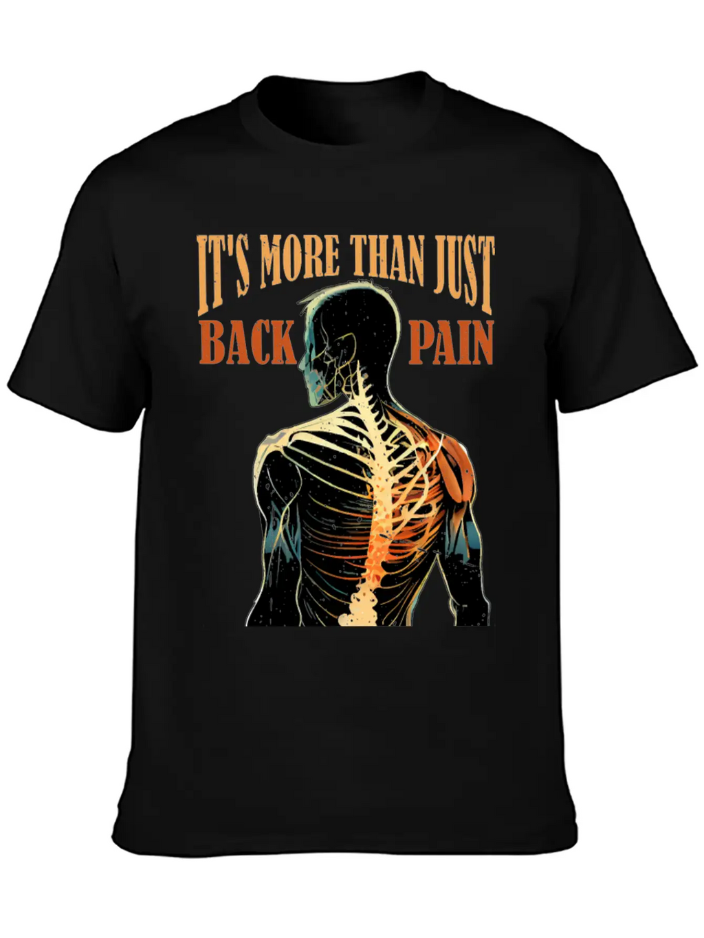 It's More Than Back Pain, Scoliosis Awareness 10 Casual Graphic T-Shirt – Simple And Comfortable Daily Wear