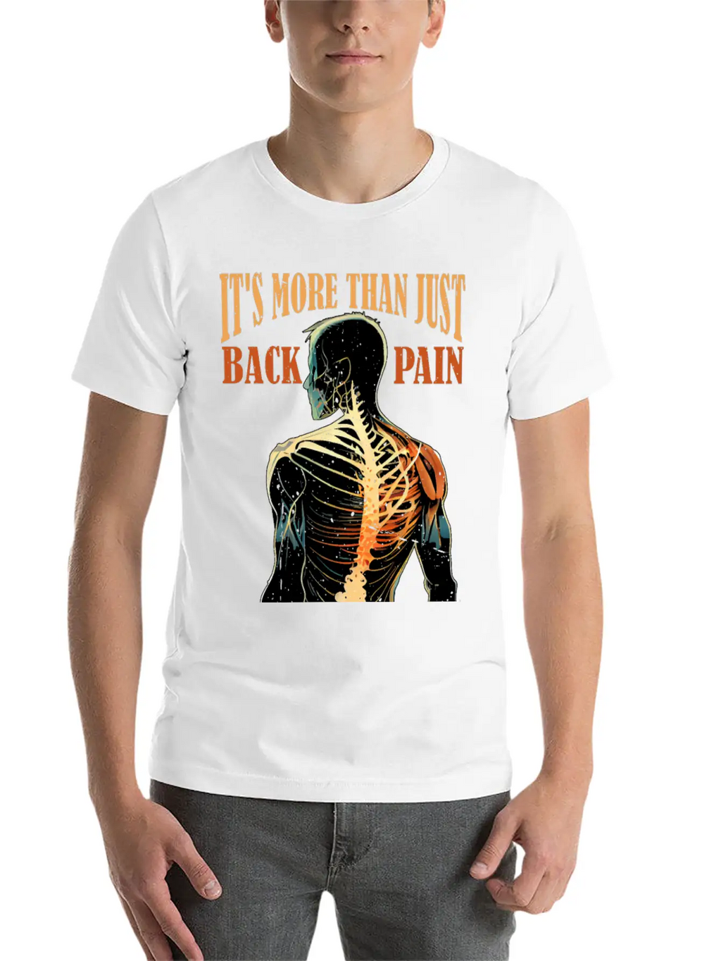 It's More Than Back Pain, Scoliosis Awareness 10 Casual Graphic T-Shirt – Simple And Comfortable Daily Wear
