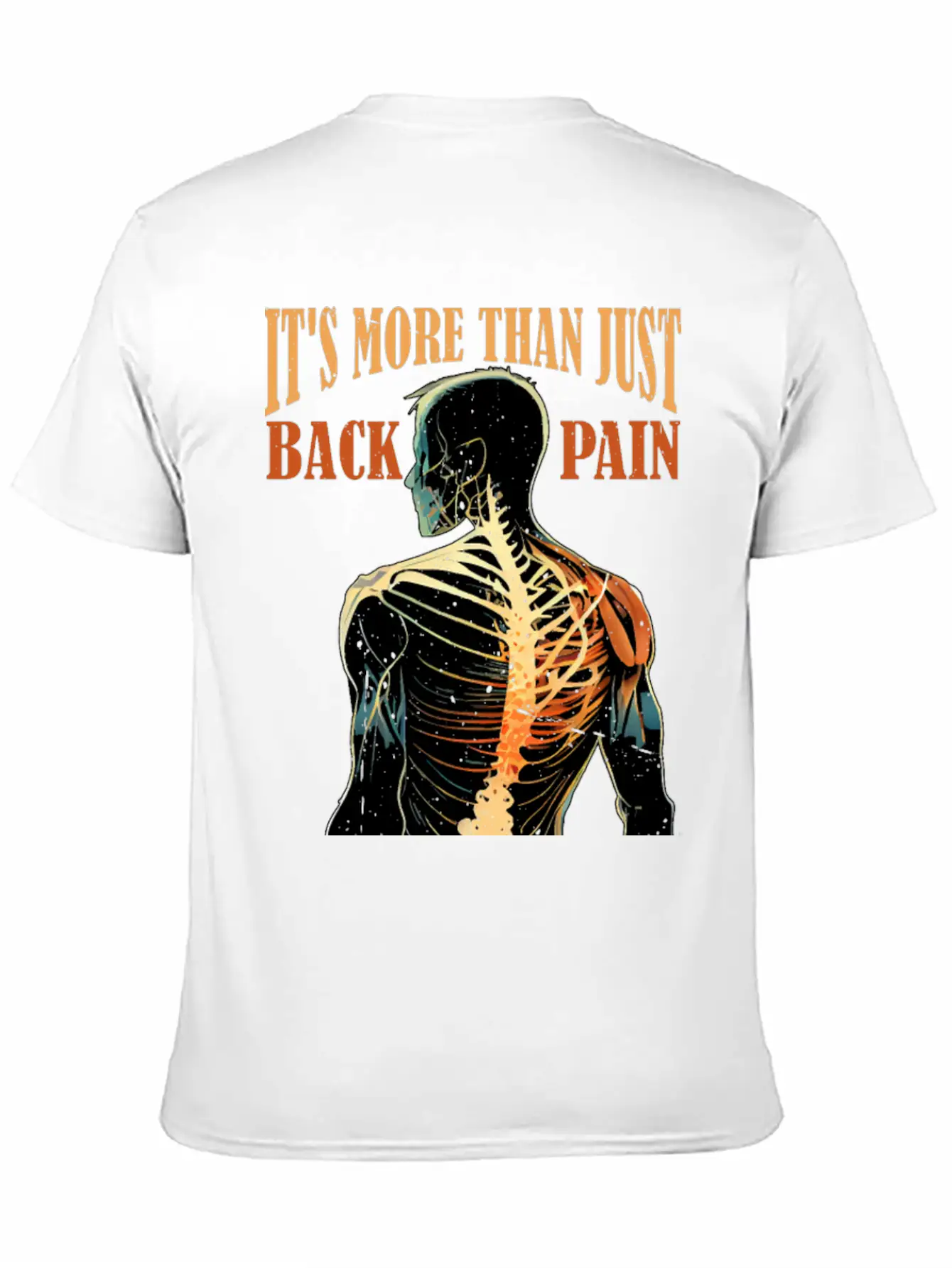 It's More Than Back Pain, Scoliosis Awareness 10 Casual Graphic T-Shirt – Simple And Comfortable Daily Wear
