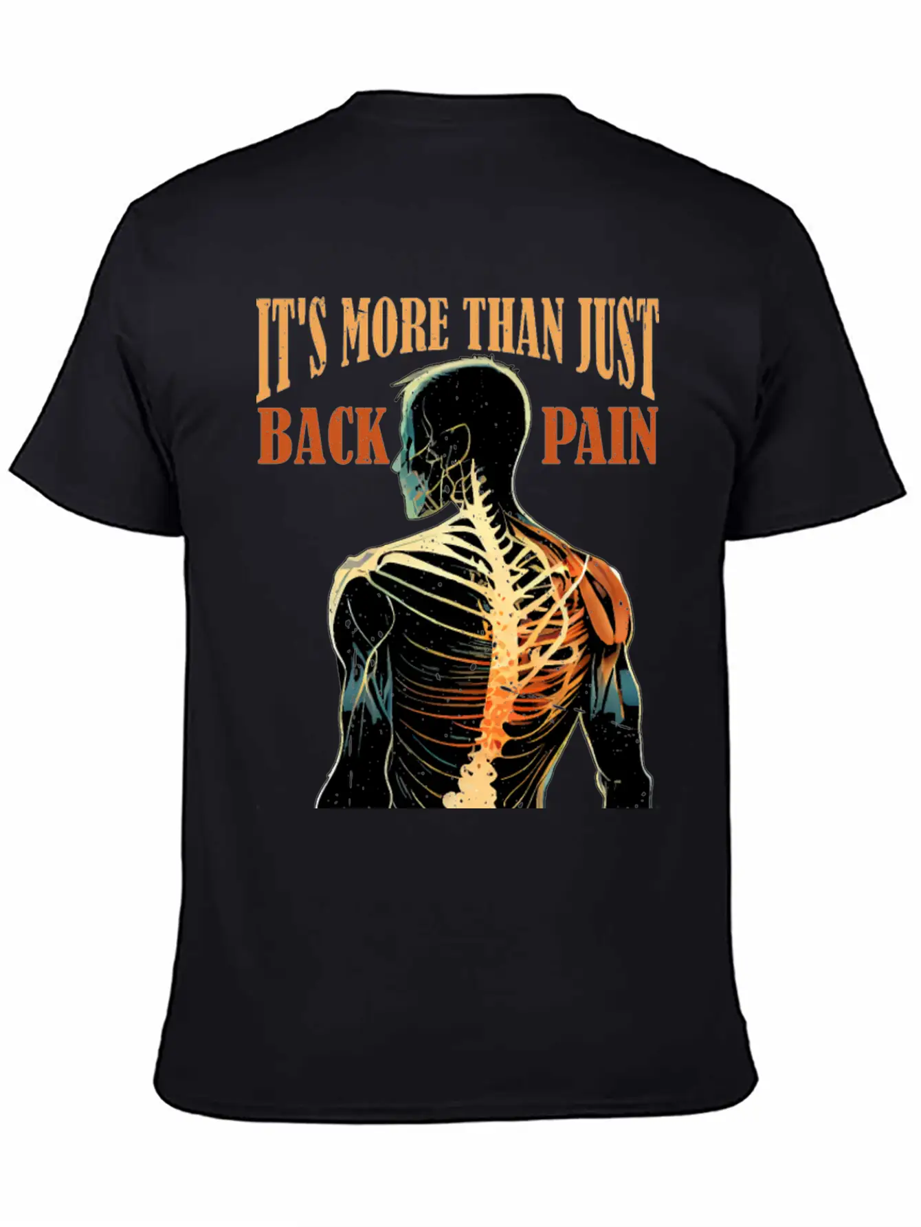 It's More Than Back Pain, Scoliosis Awareness 10 Casual Graphic T-Shirt – Simple And Comfortable Daily Wear