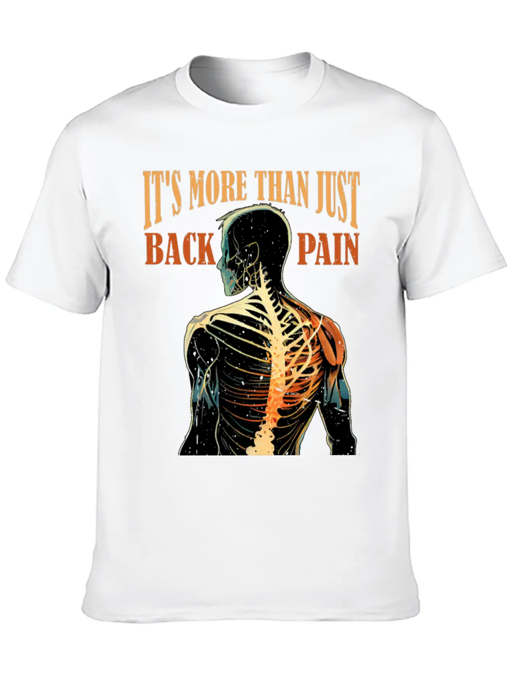 It's More Than Back Pain, Scoliosis Awareness 10 Casual Graphic T-Shirt – Simple And Comfortable Daily Wear