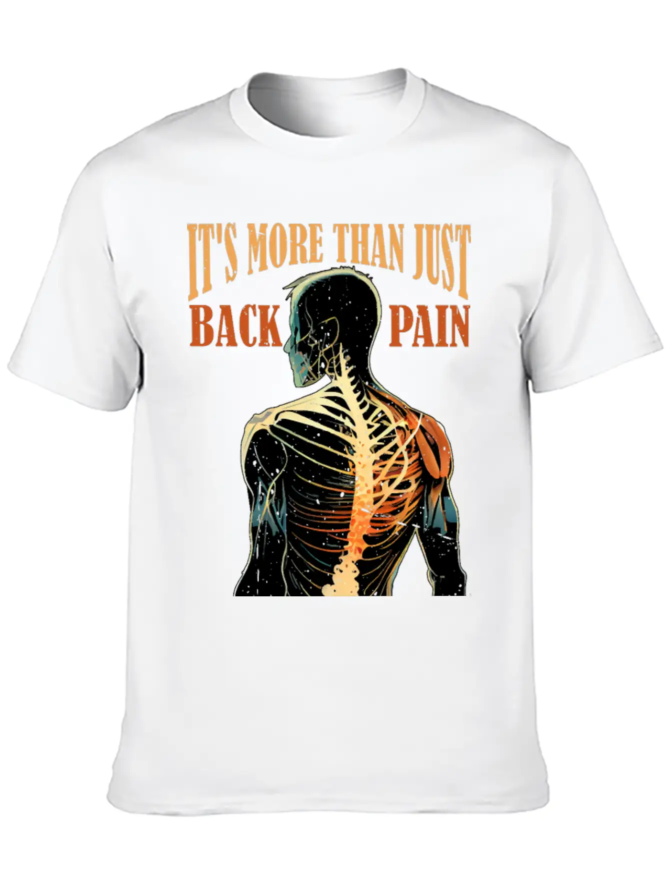 It's More Than Back Pain, Scoliosis Awareness 10 Casual Graphic T-Shirt – Simple And Comfortable Daily Wear