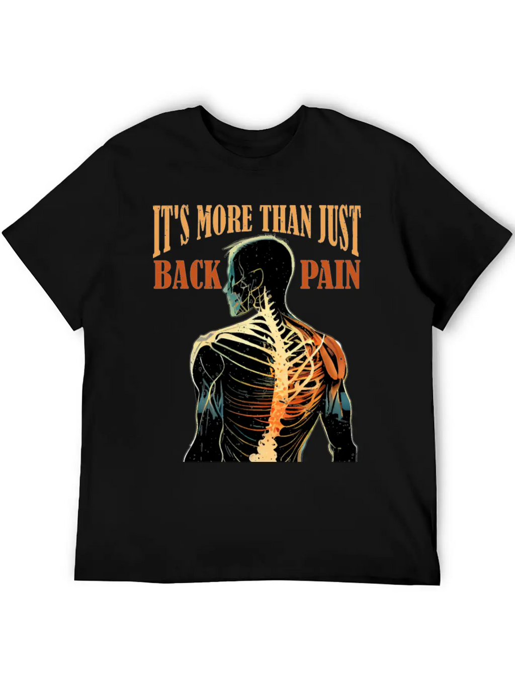 It's More Than Back Pain, Scoliosis Awareness 10 Casual Graphic T-Shirt – Simple And Comfortable Daily Wear