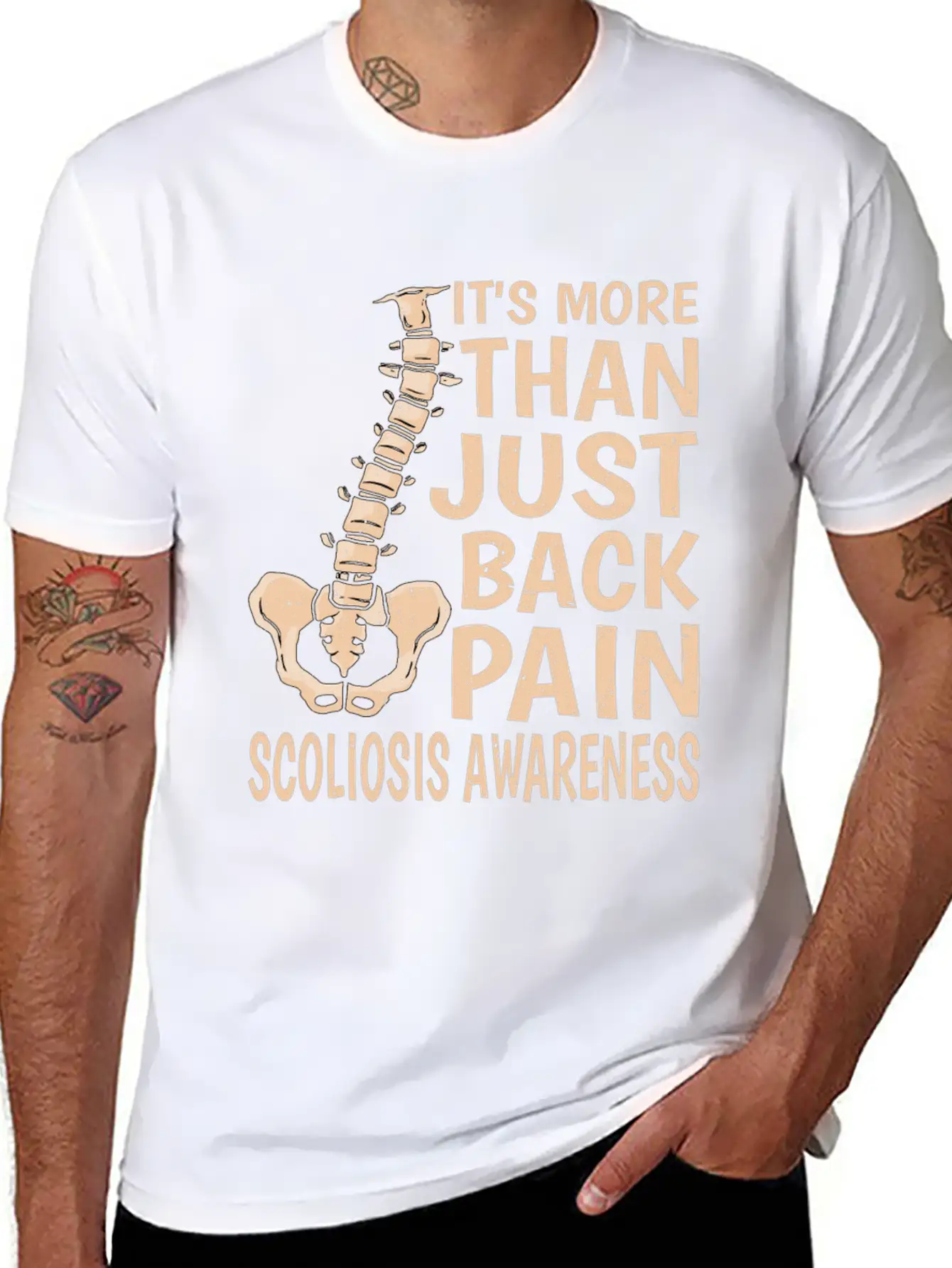 It's More Than Just Back Pain, Scoliosis 5 Unisex Casual T-Shirt – Clean Design For Daily Comfort
