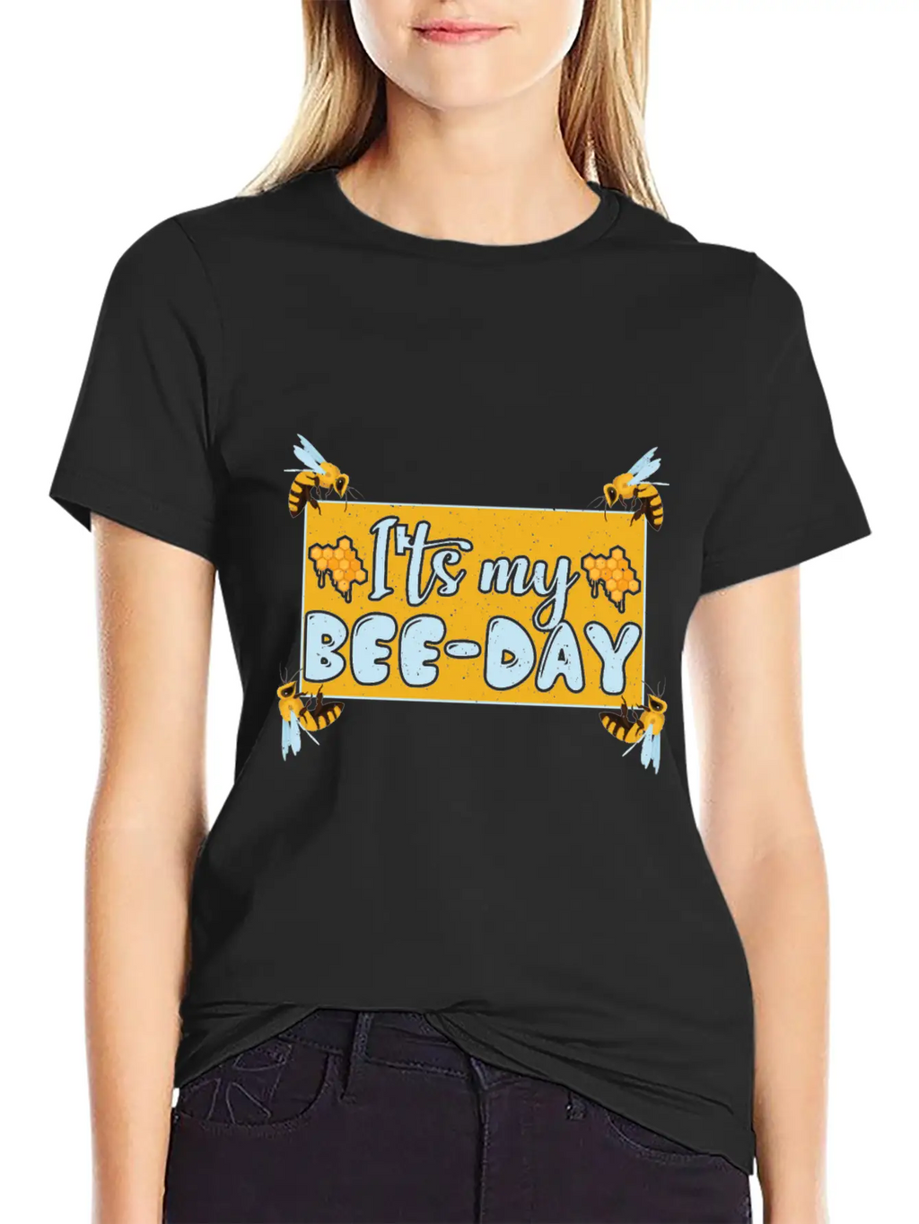 ITS MY BEE-DAY Unisex Casual T-Shirt – Clean Design For Daily Comfort