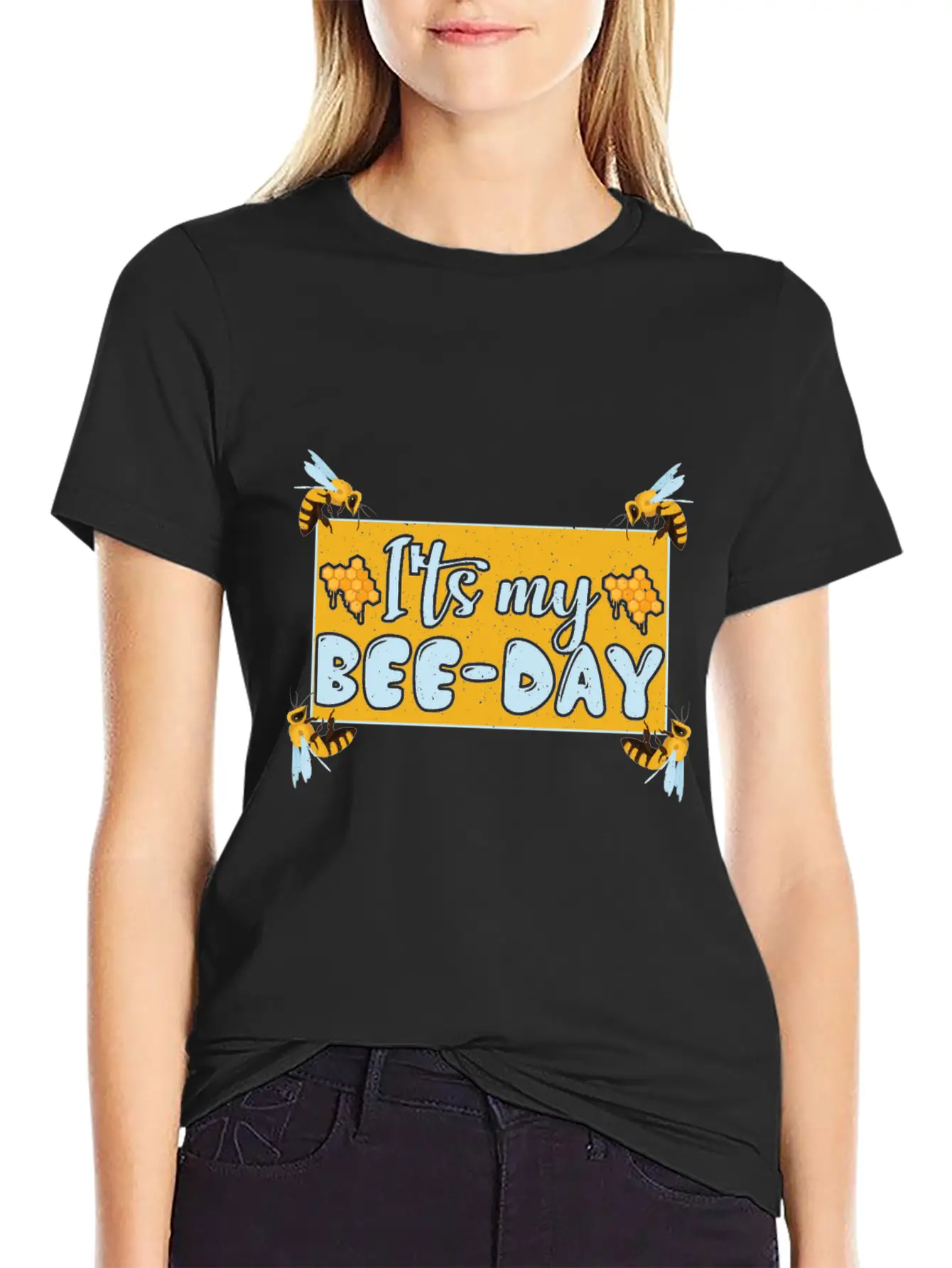 ITS MY BEE-DAY Unisex Casual T-Shirt – Clean Design For Daily Comfort