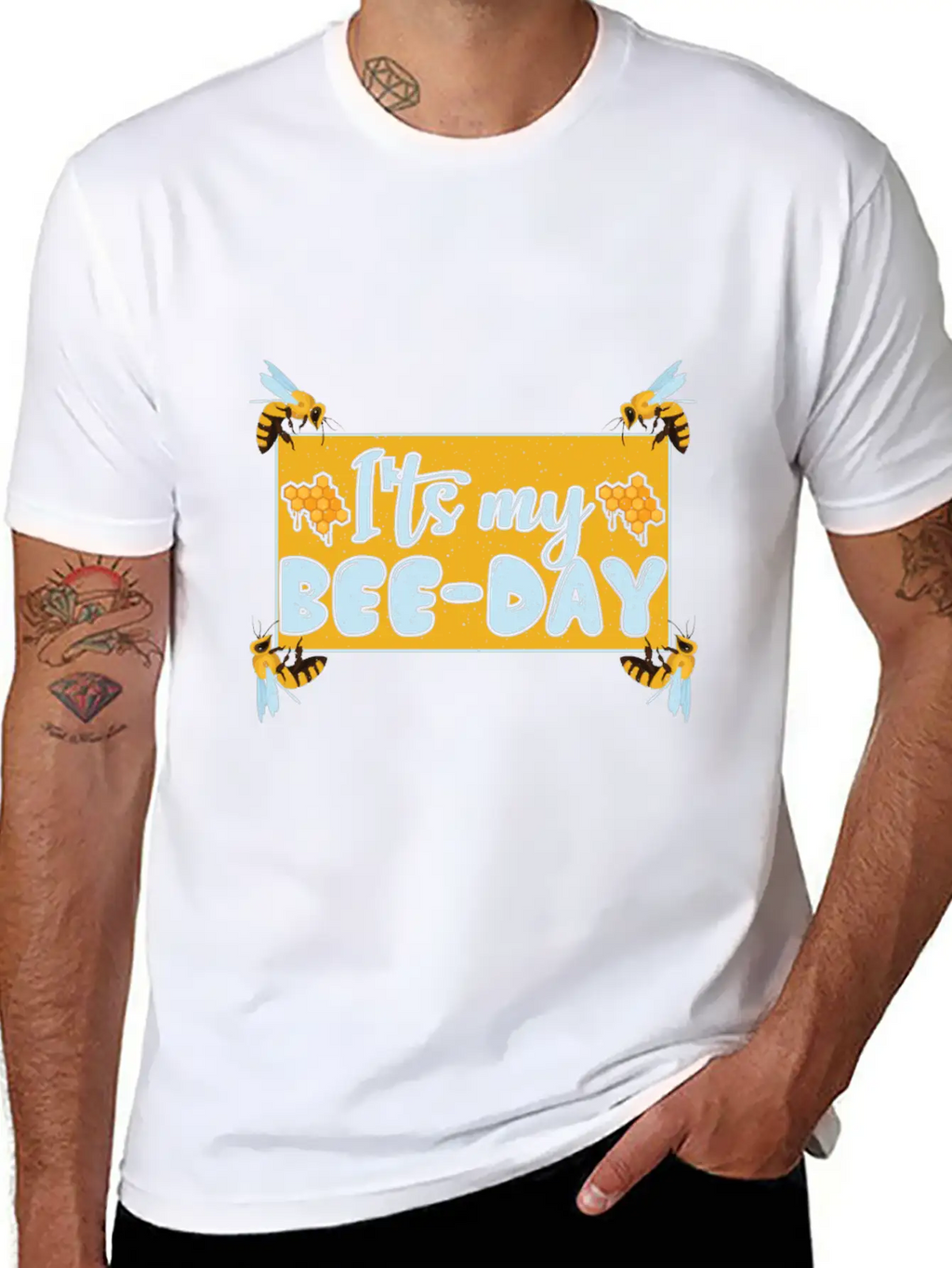 ITS MY BEE-DAY Unisex Casual T-Shirt – Clean Design For Daily Comfort