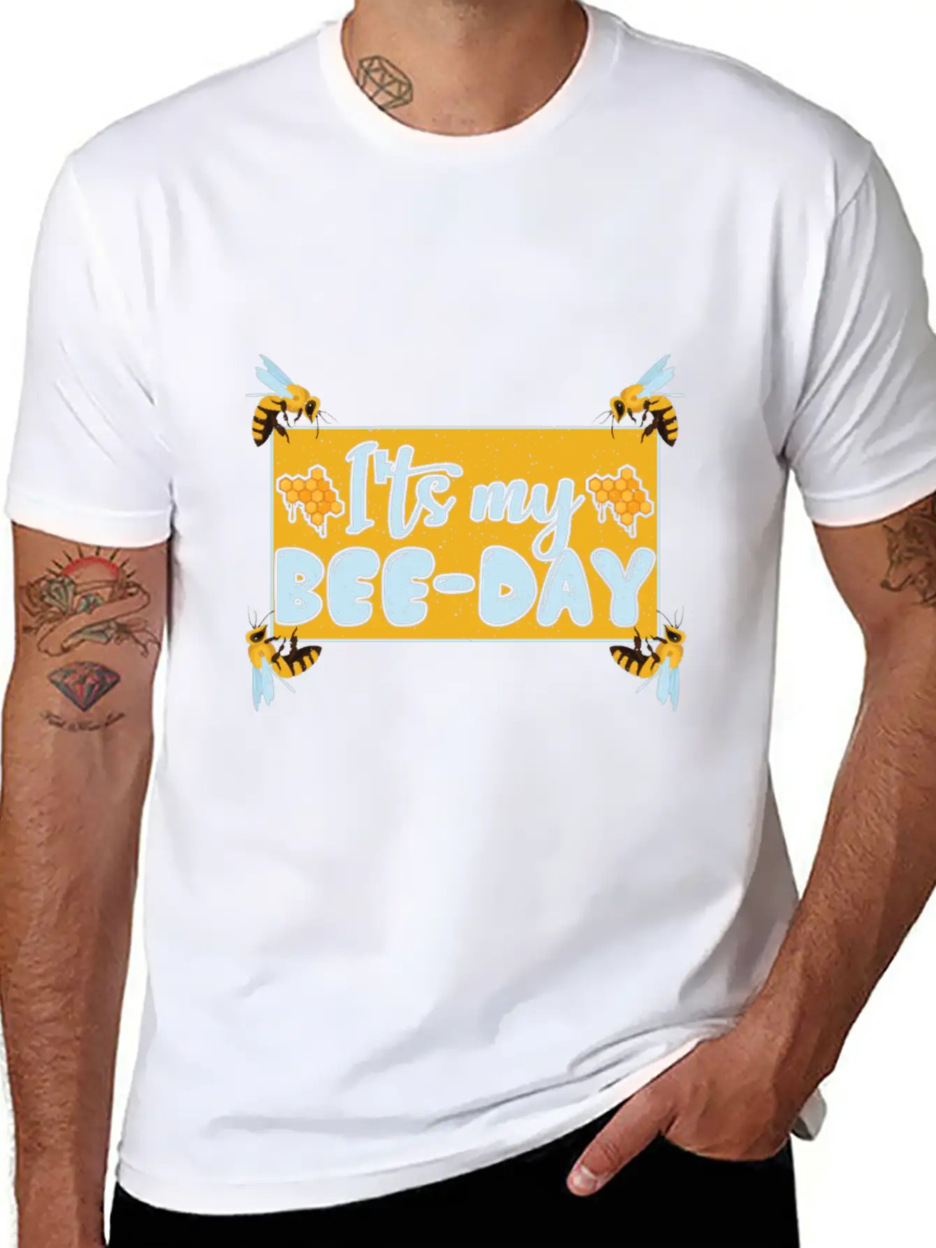 ITS MY BEE-DAY Unisex Casual T-Shirt – Clean Design For Daily Comfort