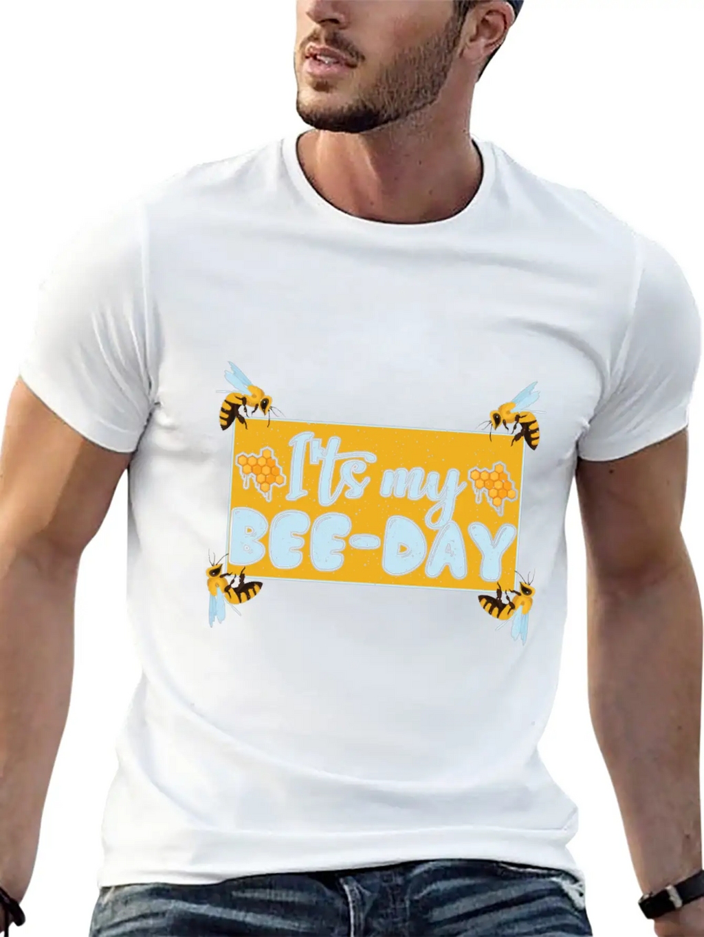ITS MY BEE-DAY Unisex Casual T-Shirt – Clean Design For Daily Comfort