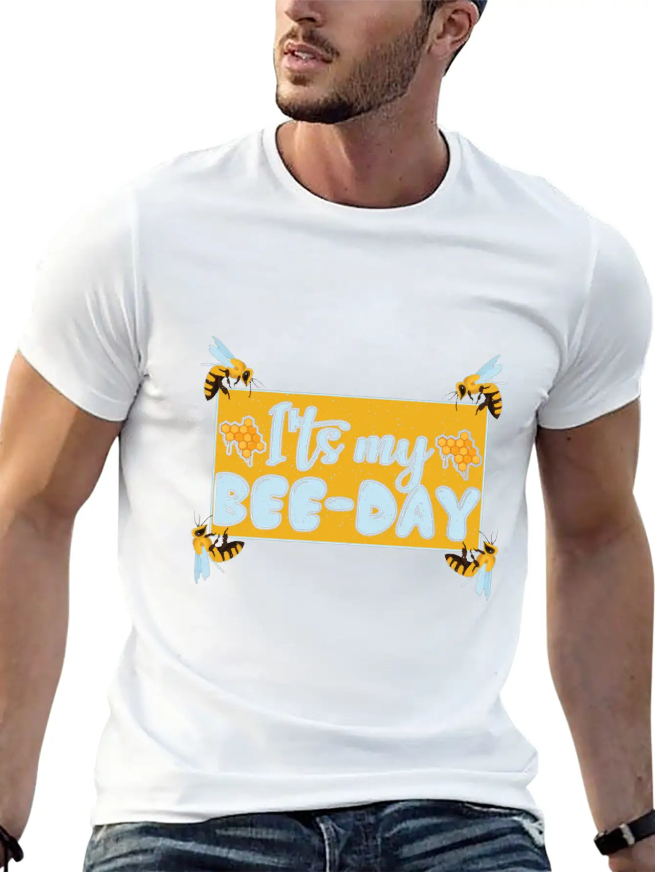 ITS MY BEE-DAY Unisex Casual T-Shirt – Clean Design For Daily Comfort
