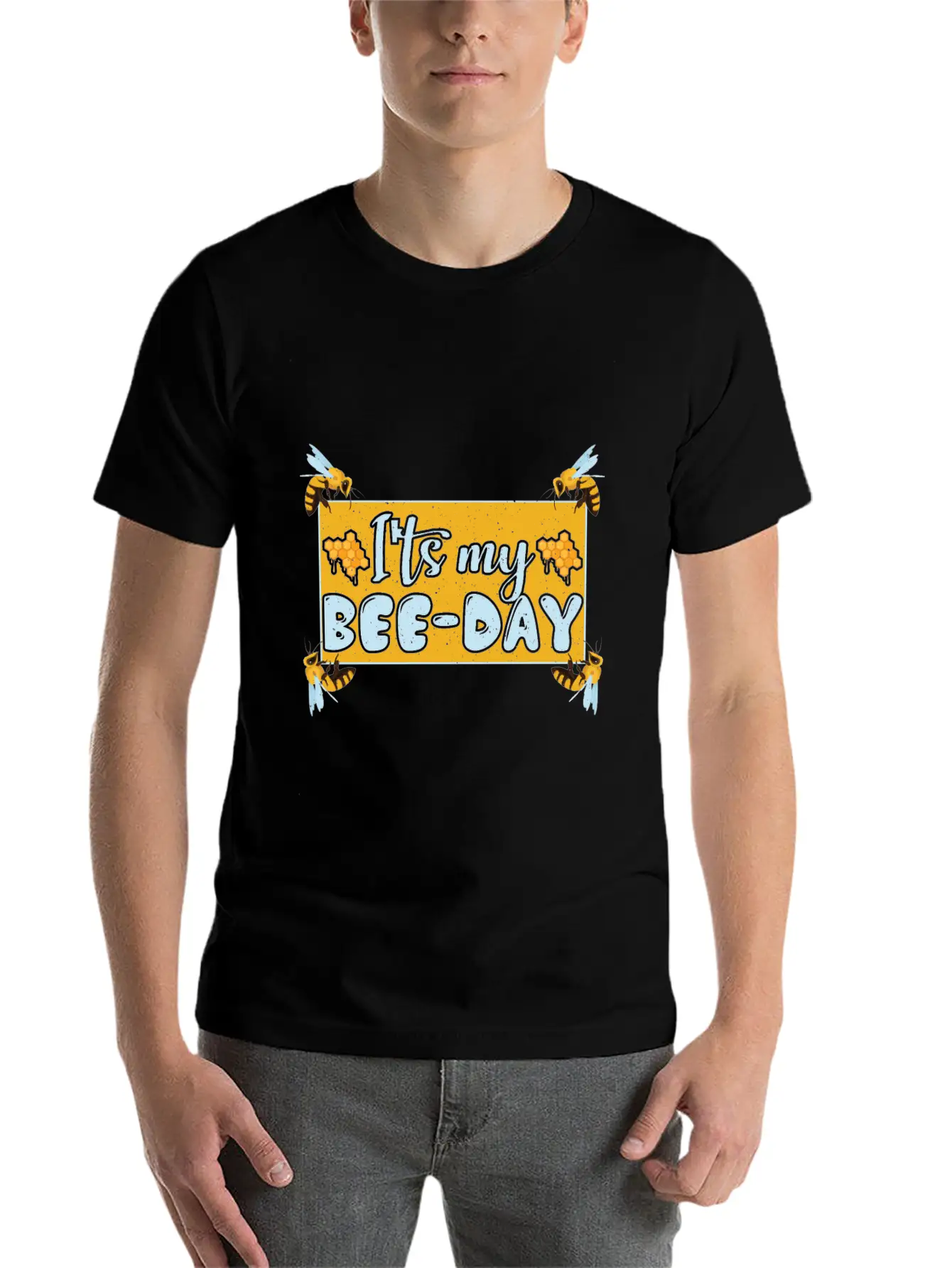 ITS MY BEE-DAY Unisex Casual T-Shirt – Clean Design For Daily Comfort