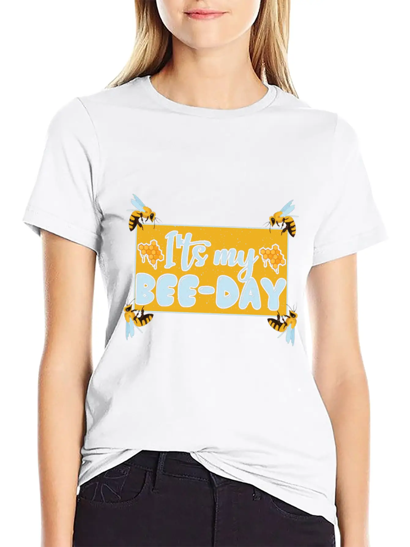 ITS MY BEE-DAY Unisex Casual T-Shirt – Clean Design For Daily Comfort