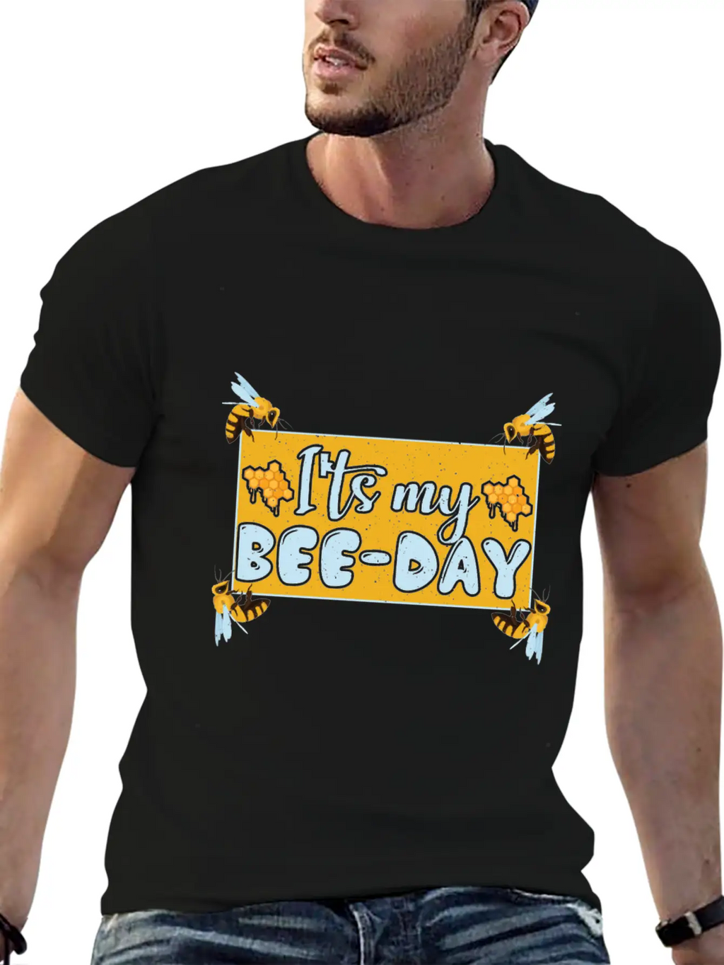 ITS MY BEE-DAY Unisex Casual T-Shirt – Clean Design For Daily Comfort