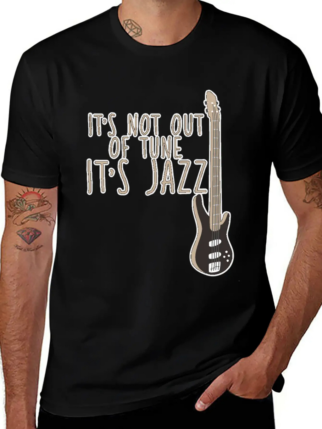 It's Not Out Of Tune, It's Jazz 2 Casual Graphic T-Shirt – Simple And Comfortable Daily Wear