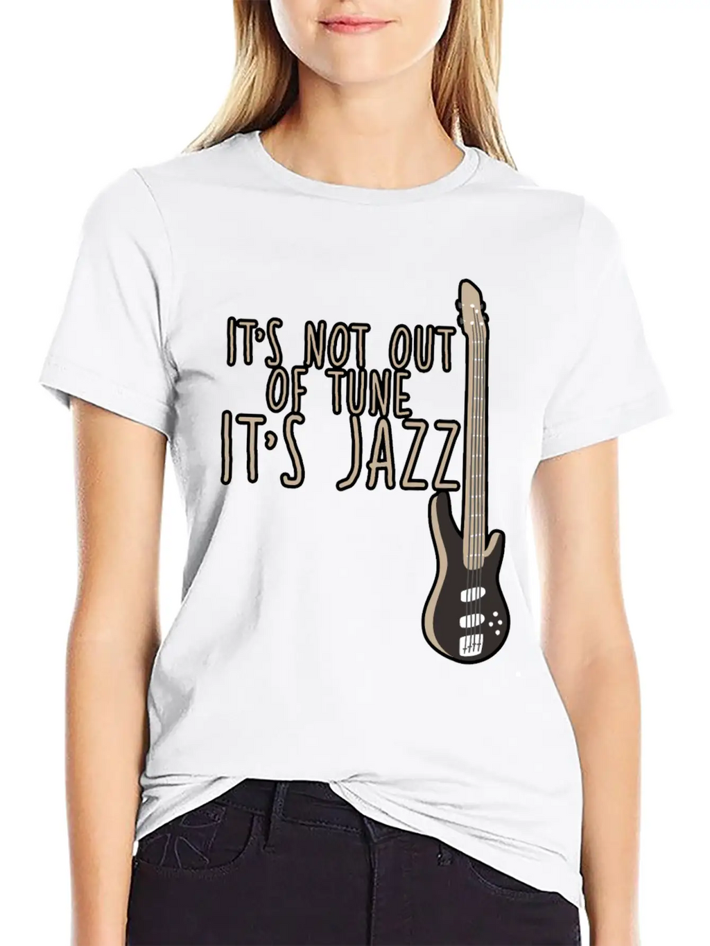 It's Not Out Of Tune, It's Jazz 2 Casual Graphic T-Shirt – Simple And Comfortable Daily Wear