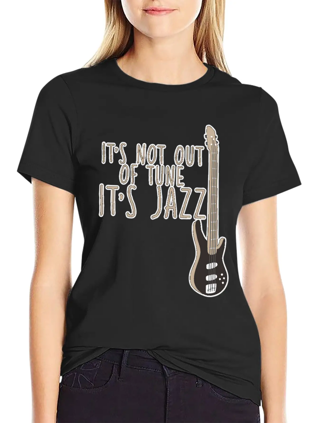 It's Not Out Of Tune, It's Jazz 2 Casual Graphic T-Shirt – Simple And Comfortable Daily Wear