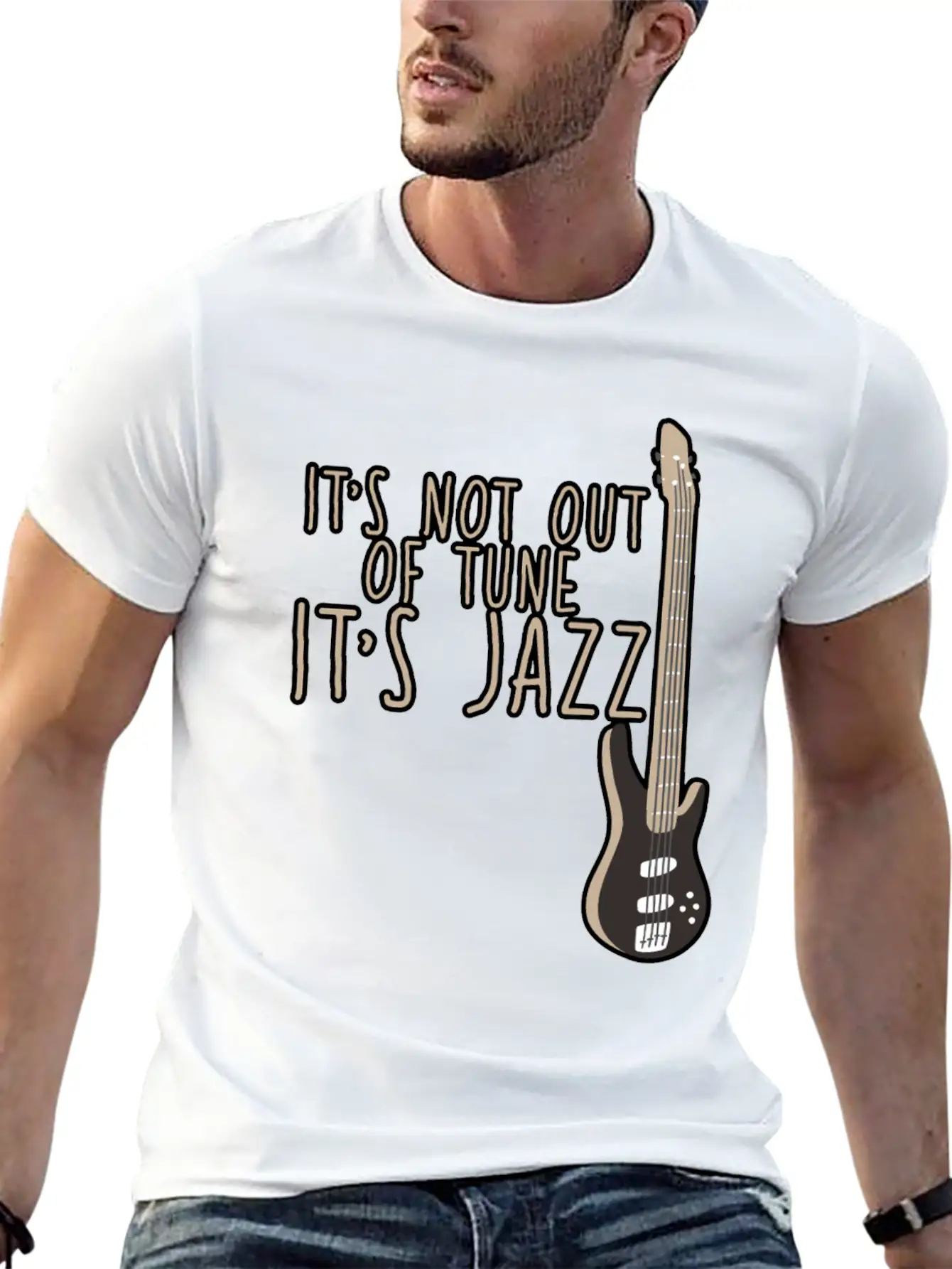 It's Not Out Of Tune, It's Jazz 2 Casual Graphic T-Shirt – Simple And Comfortable Daily Wear