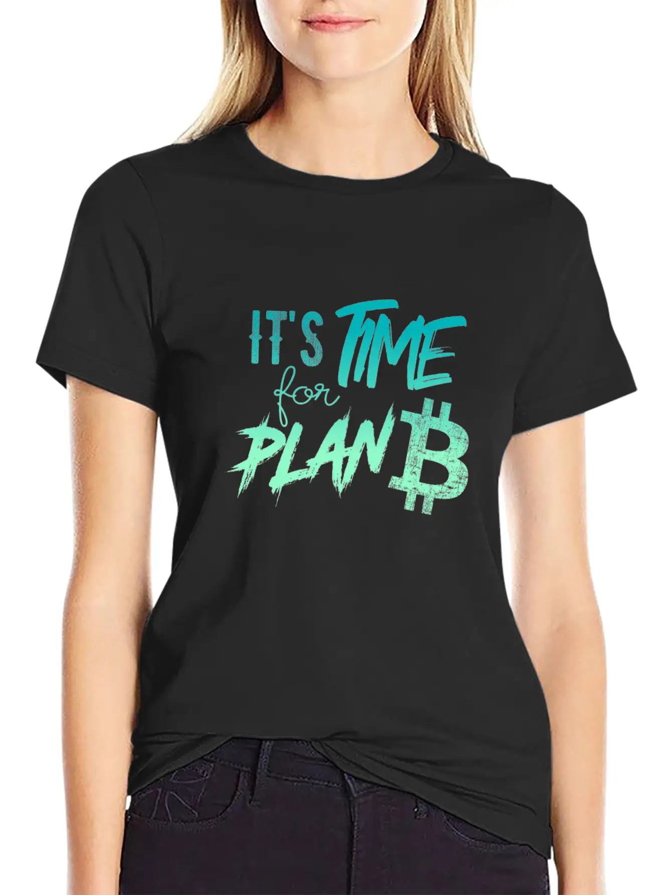 It's Time For Plan B - Bitcoin, Cryptos, Hodlers Unisex Casual T-Shirt – Clean Design For Daily Comfort