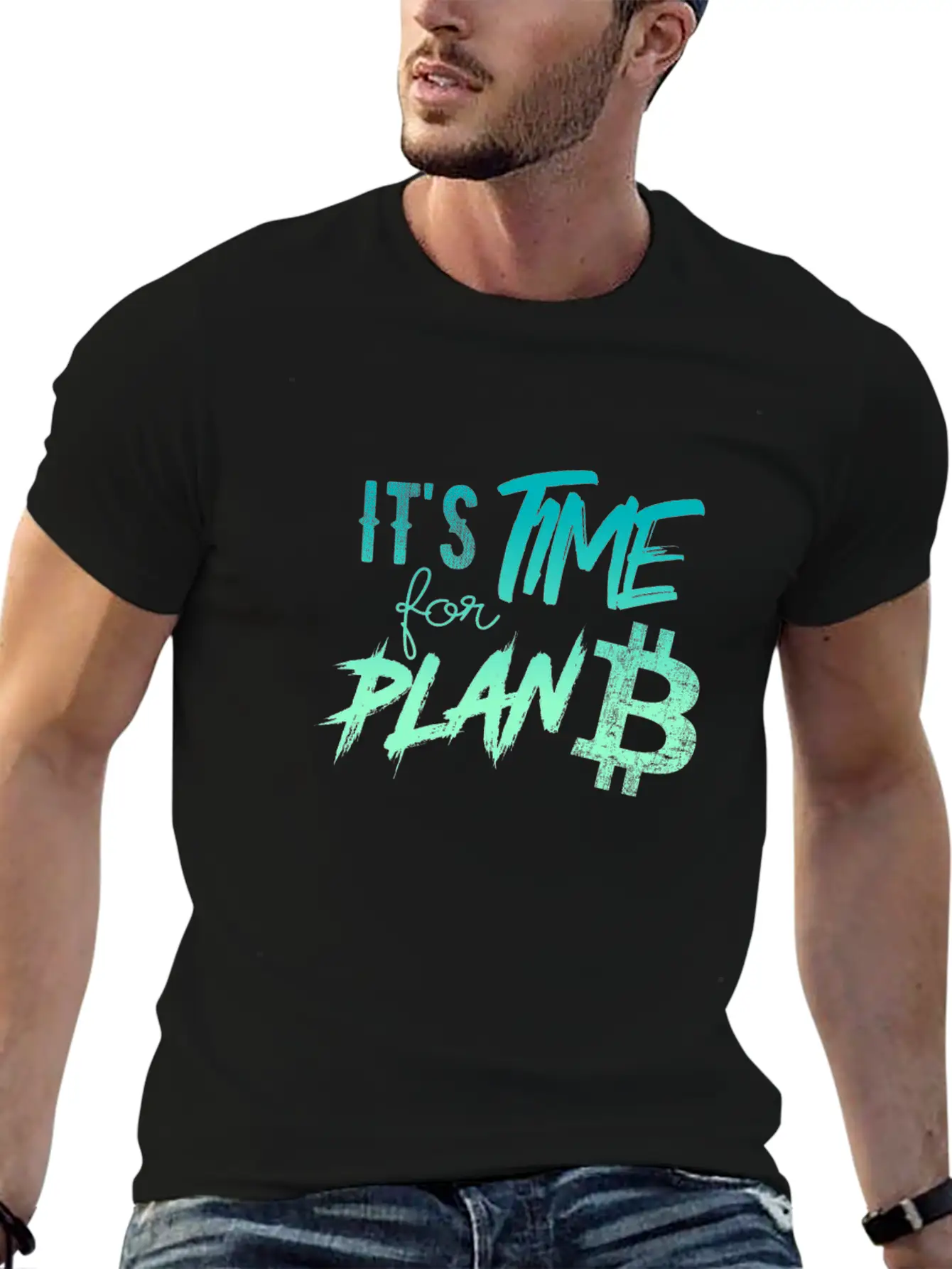 It's Time For Plan B - Bitcoin, Cryptos, Hodlers Unisex Casual T-Shirt – Clean Design For Daily Comfort
