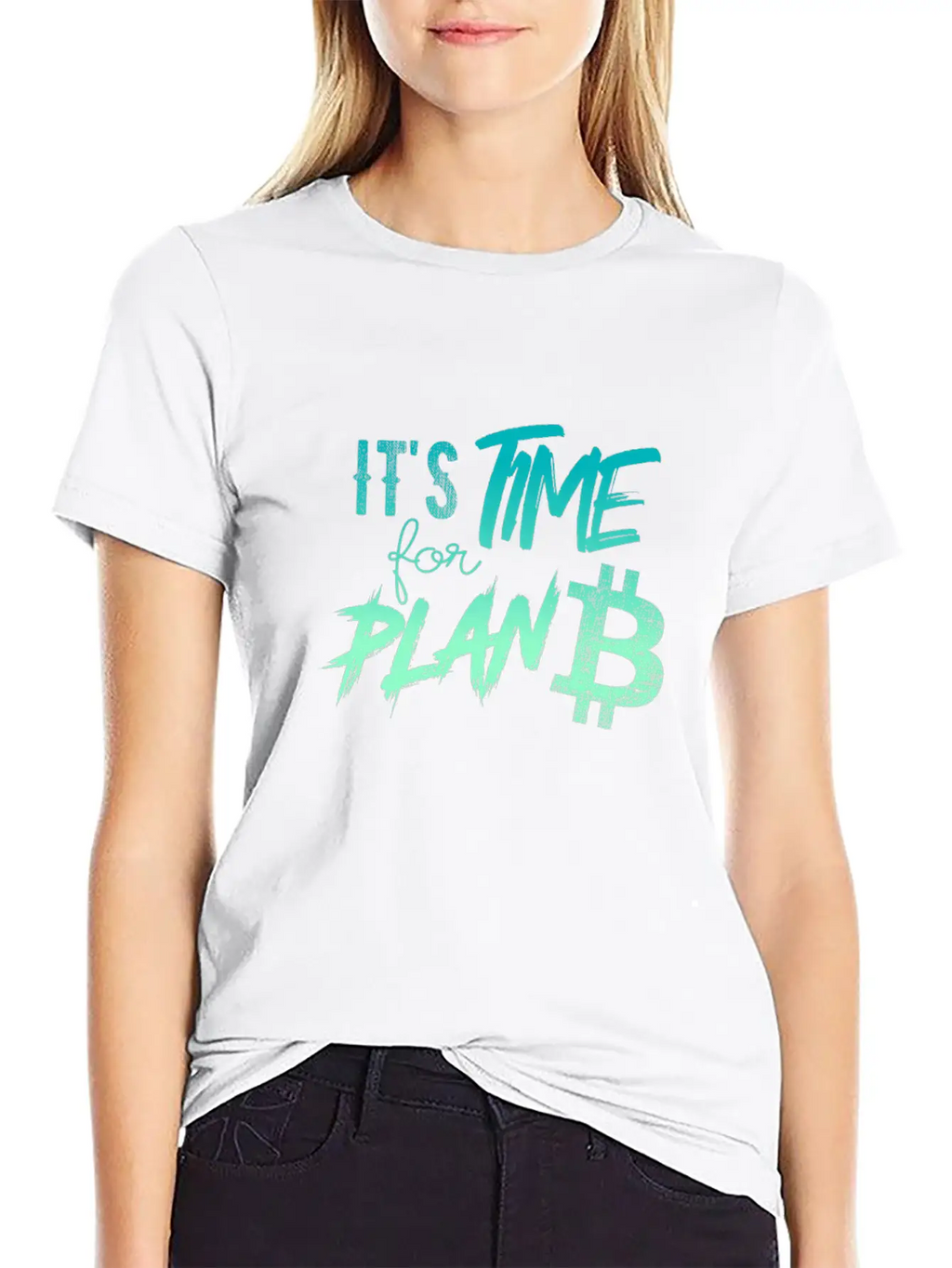 It's Time For Plan B - Bitcoin, Cryptos, Hodlers Unisex Casual T-Shirt – Clean Design For Daily Comfort