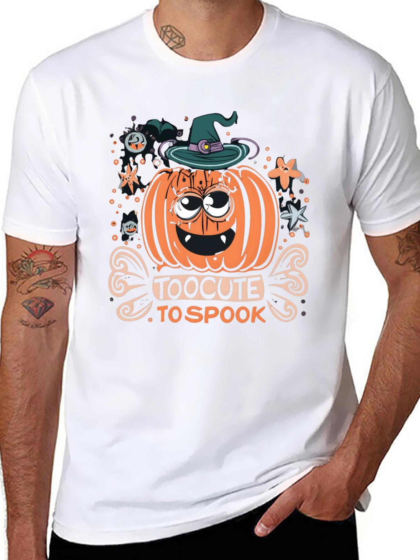Too Cute To Spook Halloween T-Shirt