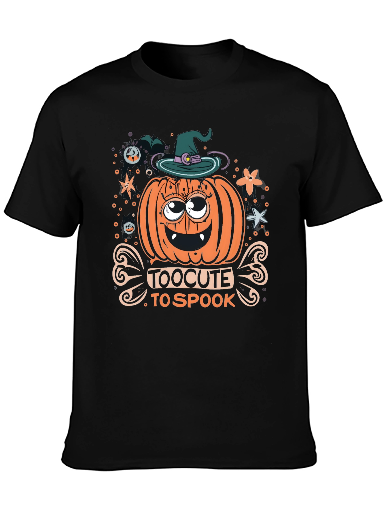 Too Cute To Spook Halloween T-Shirt