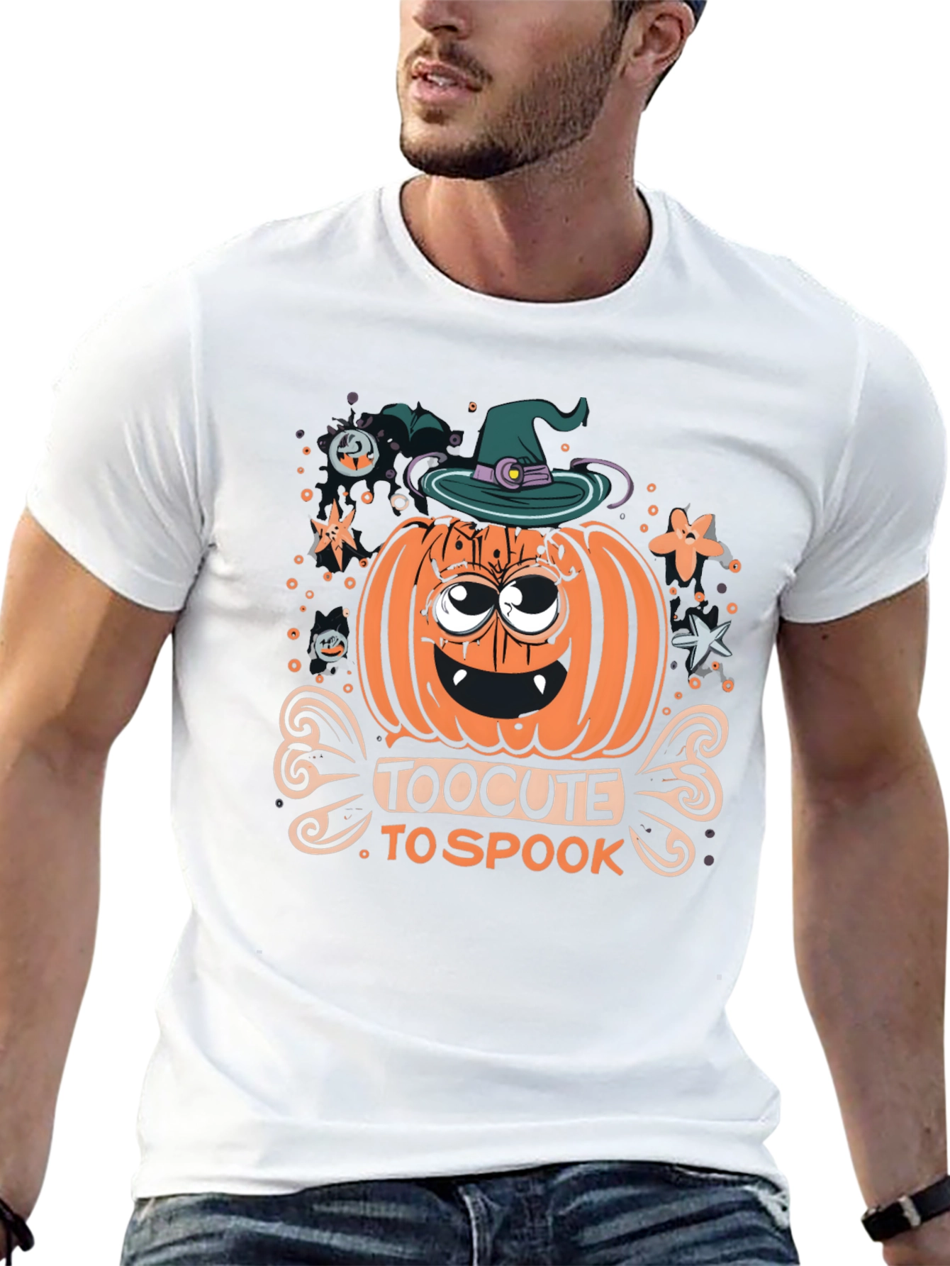 Too Cute To Spook Halloween T-Shirt