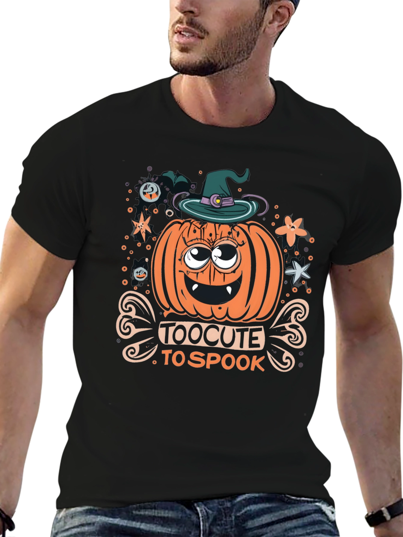 Too Cute To Spook Halloween T-Shirt