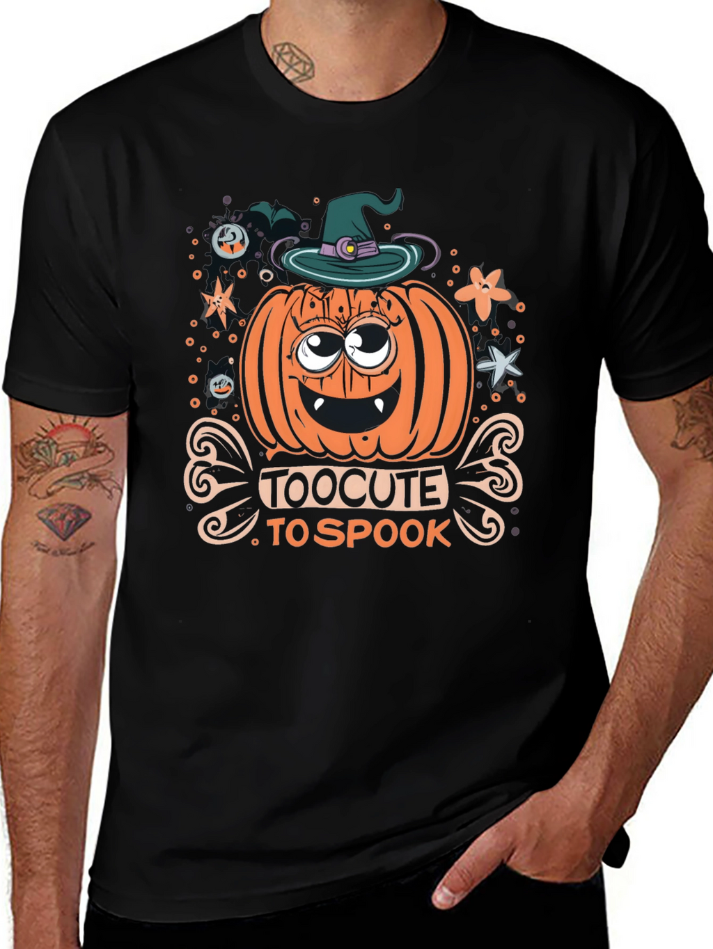 Too Cute To Spook Halloween T-Shirt