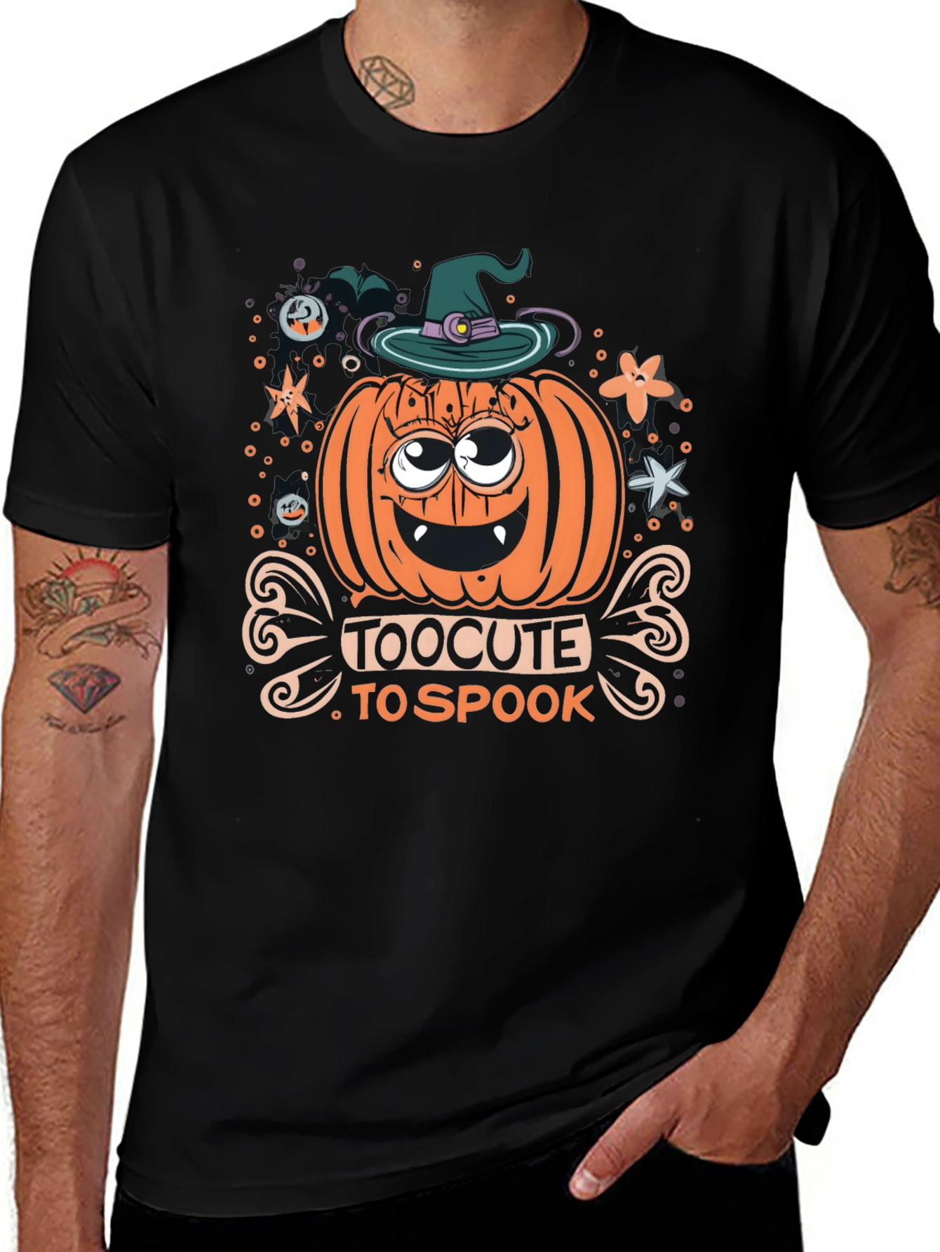 Too Cute To Spook Halloween T-Shirt