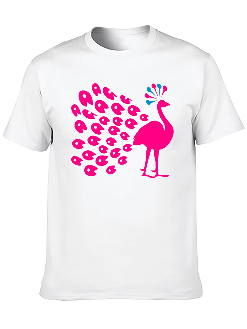 Peacock Graphic Tee - Bold & Stylish Black T-Shirt