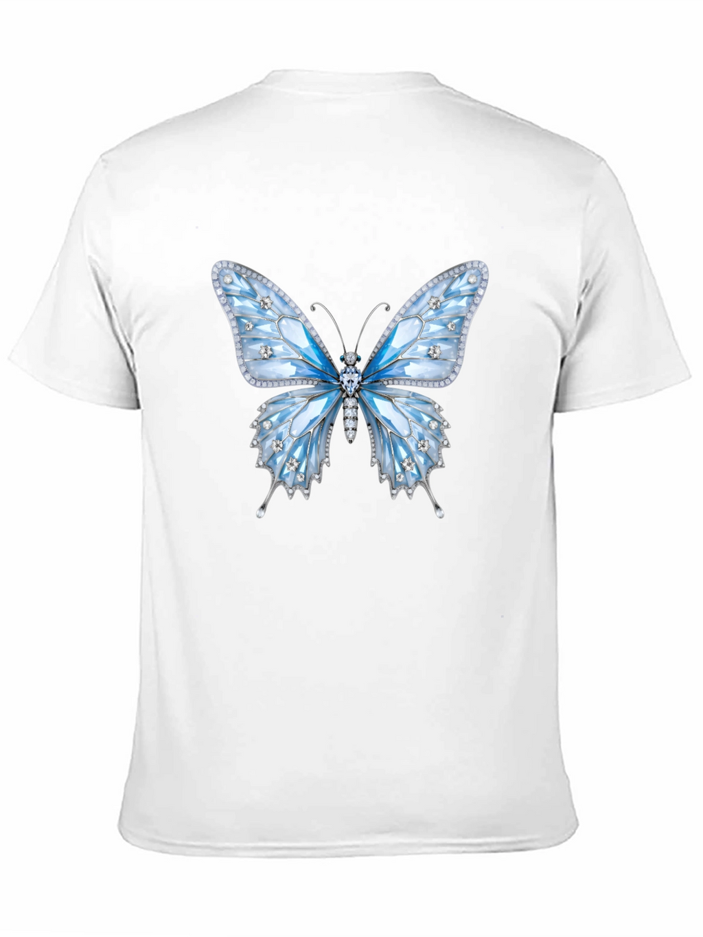 Butterfly Gem T-Shirt - Sparkling Elegant Design