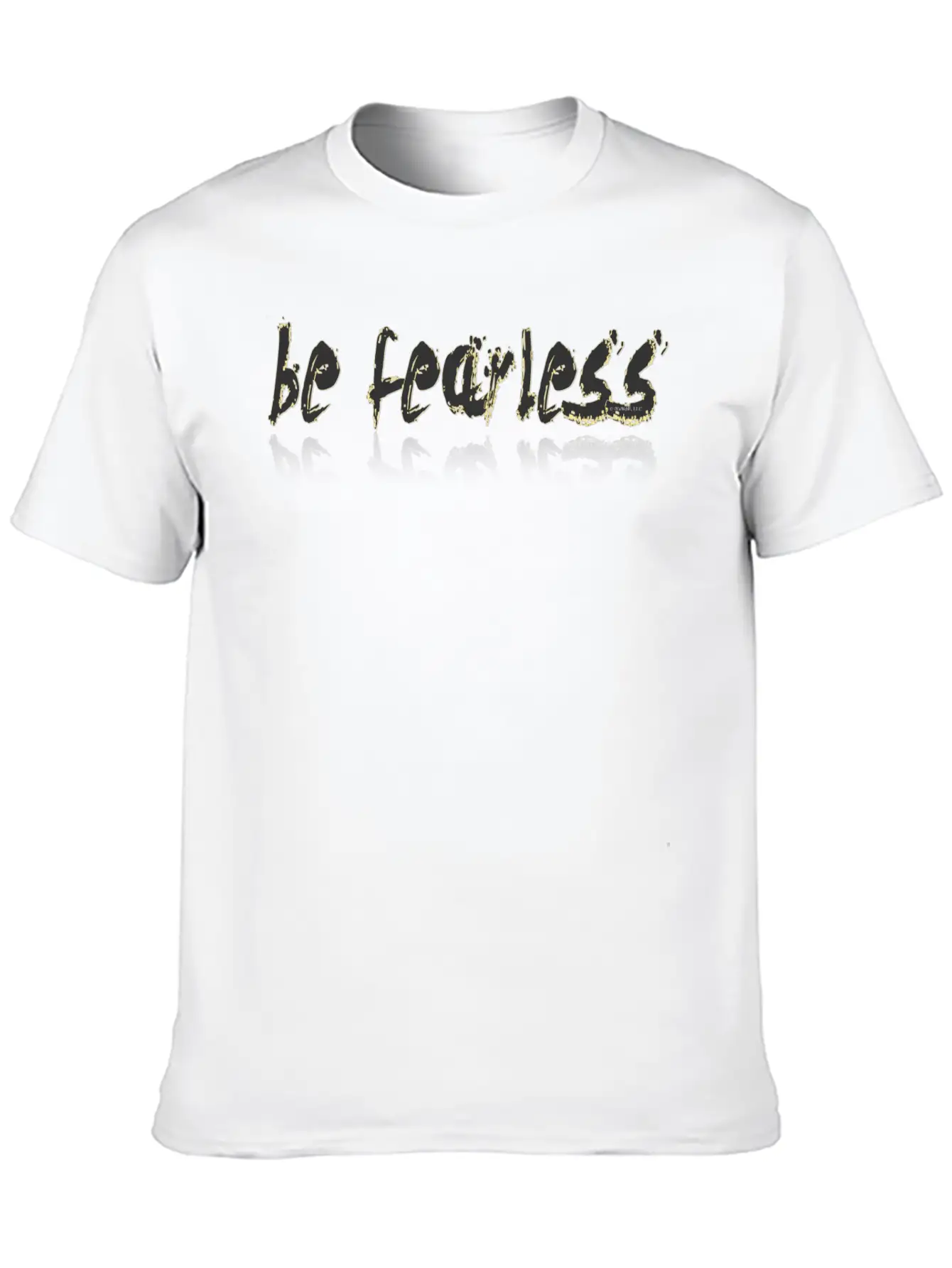 IYa-WRD-002_BFearless Unisex Casual T-Shirt – Clean Design For Daily Comfort