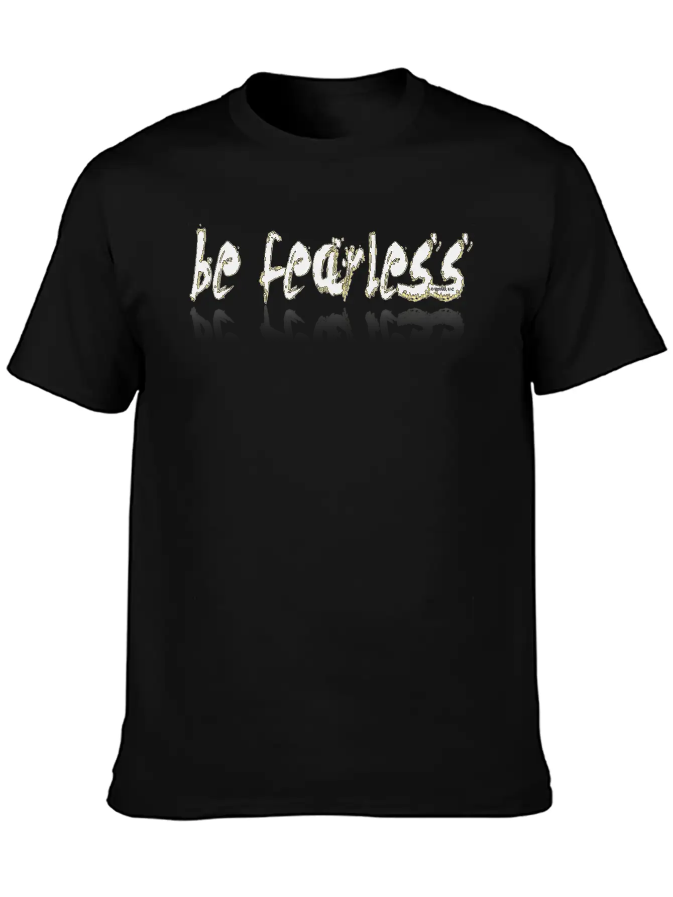 IYa-WRD-002_BFearless Unisex Casual T-Shirt – Clean Design For Daily Comfort