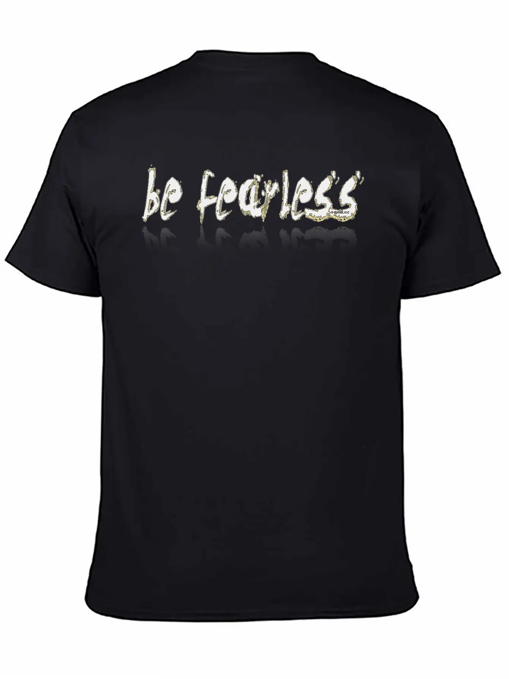 IYa-WRD-002_BFearless Unisex Casual T-Shirt – Clean Design For Daily Comfort