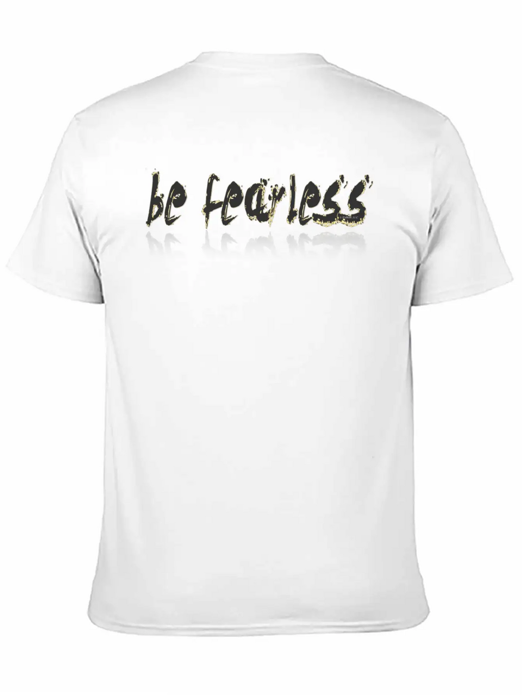 IYa-WRD-002_BFearless Unisex Casual T-Shirt – Clean Design For Daily Comfort
